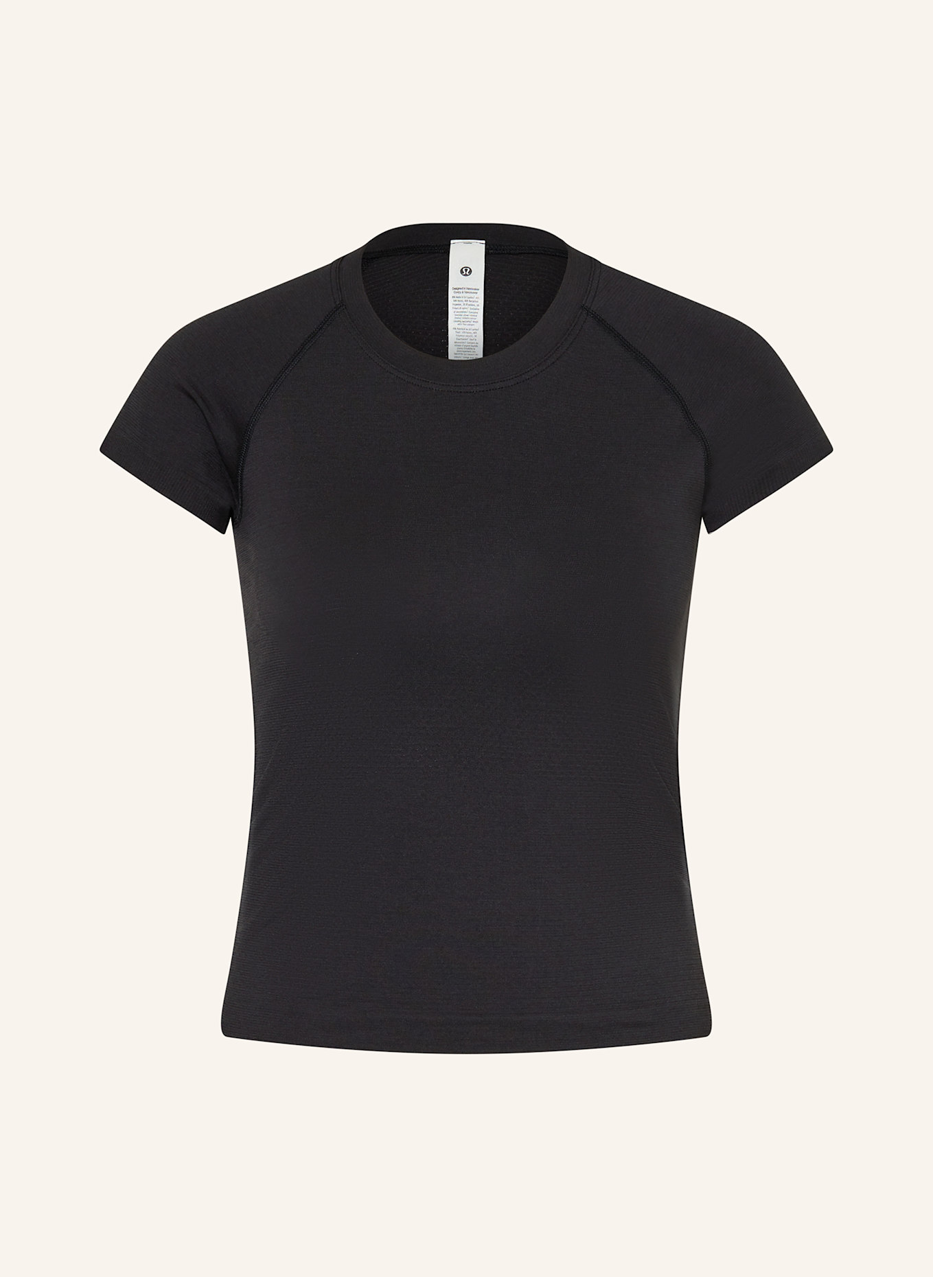 グランドセール T-shirt lululemon SWIFTLY black in 2.0 SLEEVE SHORT TECH ヨガ・ピラティス