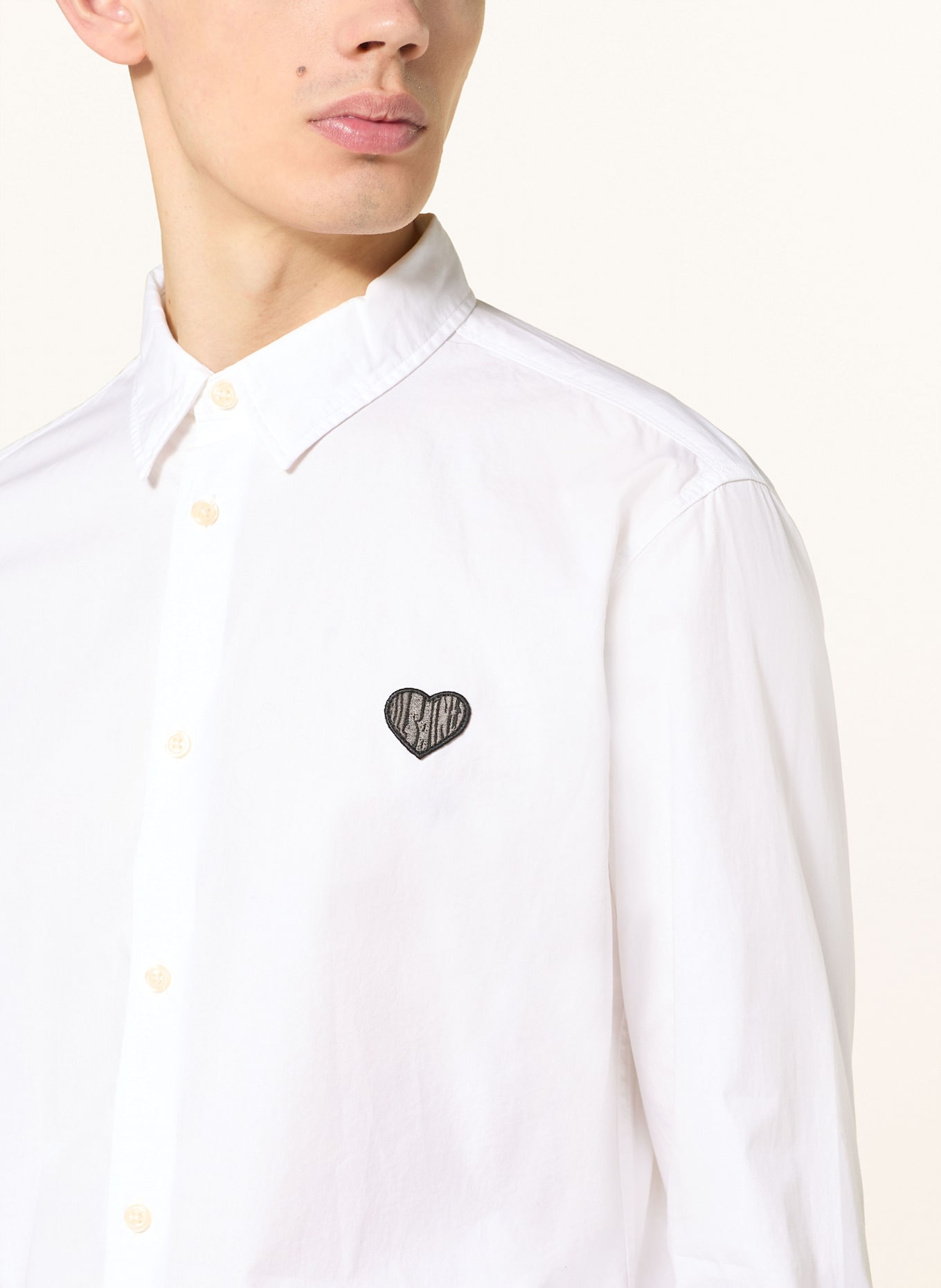 ALLSAINTS Hemd AMANTE Slim Fit, Farbe: WEISS (Bild 4)