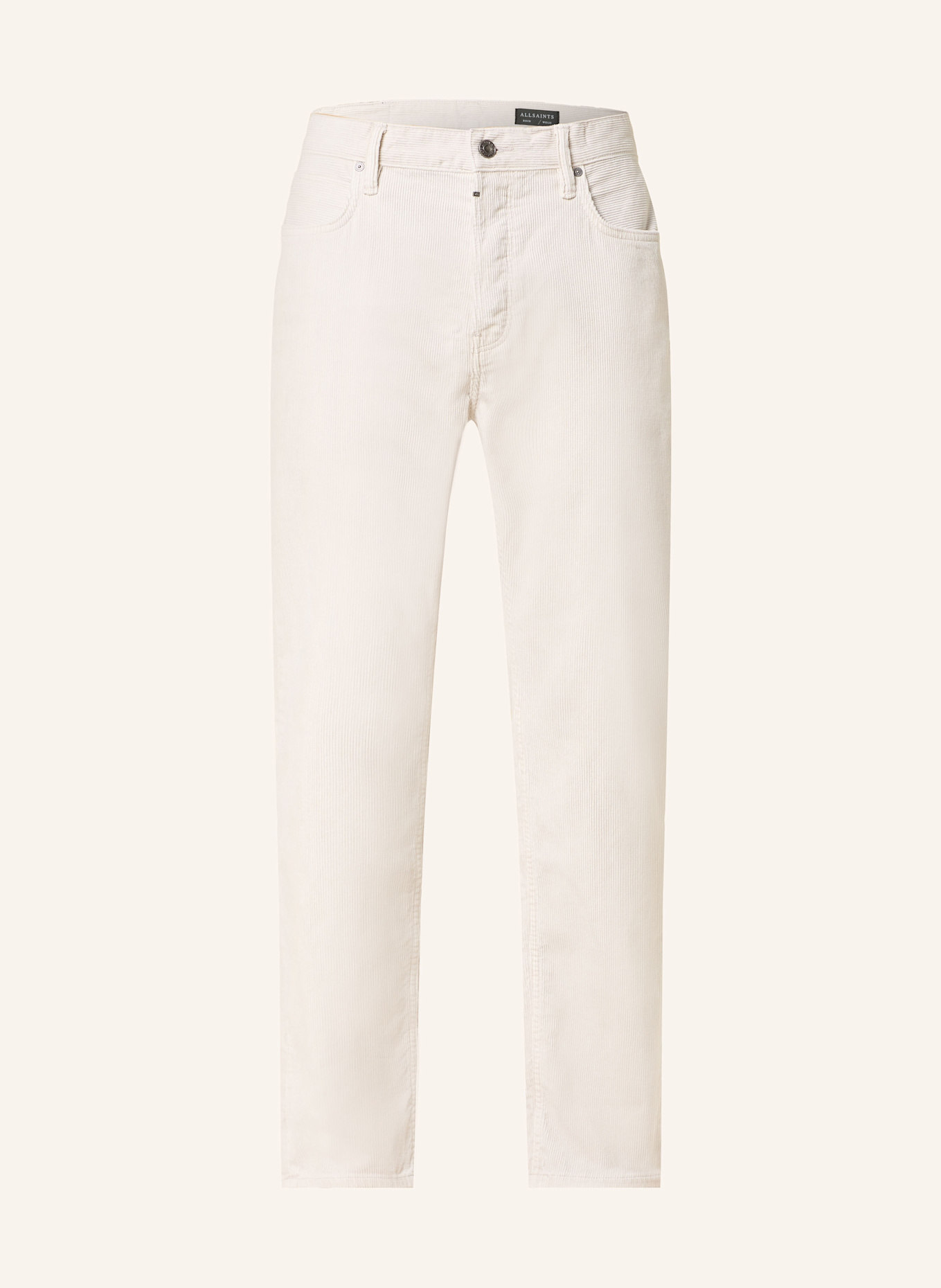 ALLSAINTS Cordhose REID Straight Fit, Farbe: CREME (Bild 1)