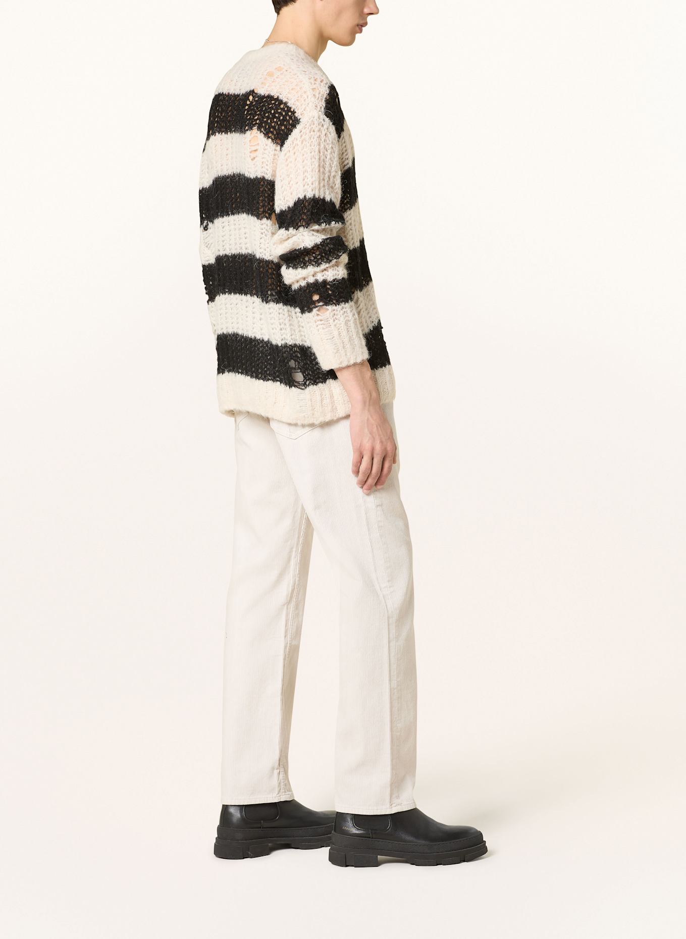 ALLSAINTS Cordhose REID Straight Fit, Farbe: CREME (Bild 4)