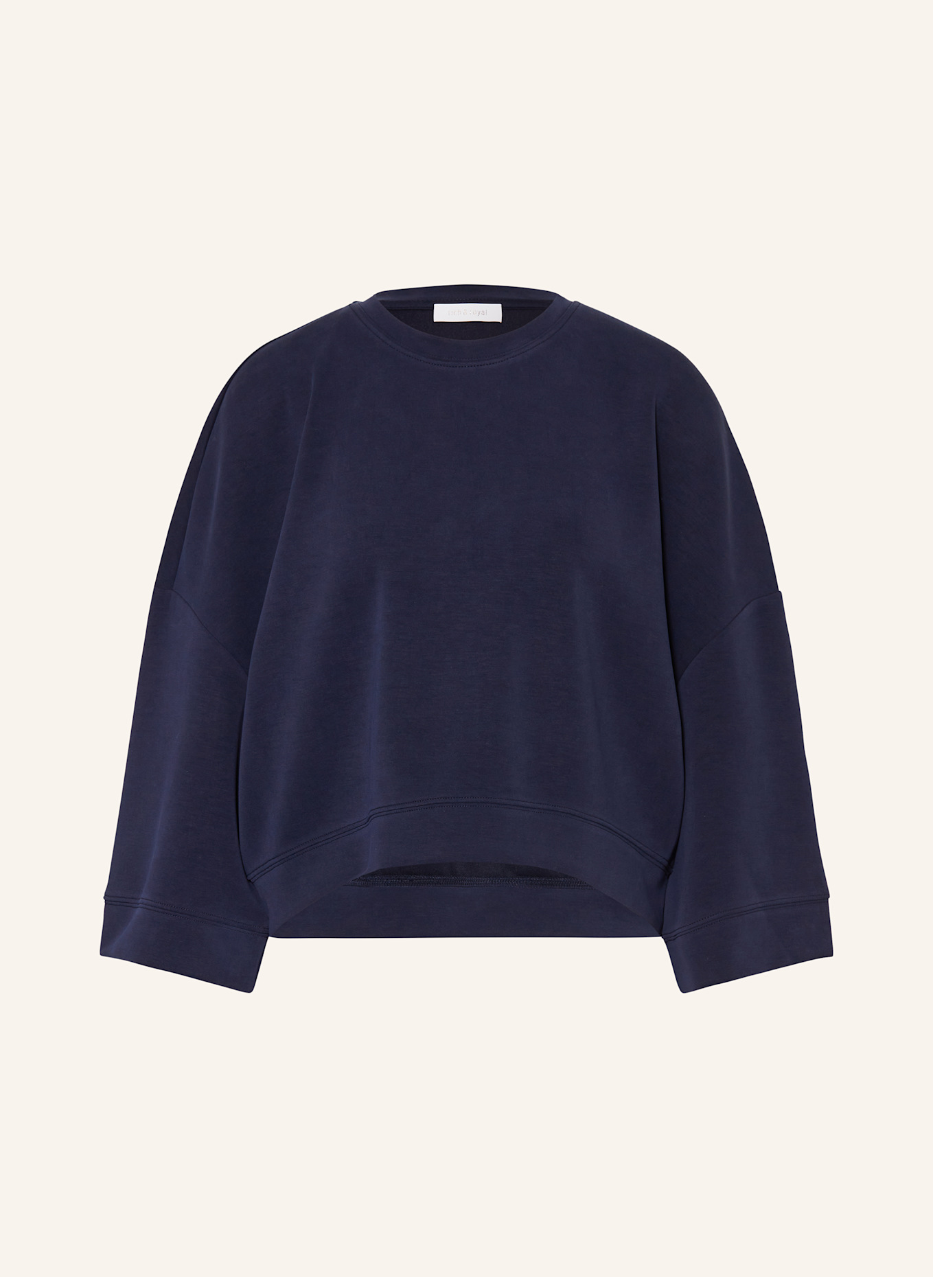 Rich & Royal Sweatshirt: DUNKELBLAU