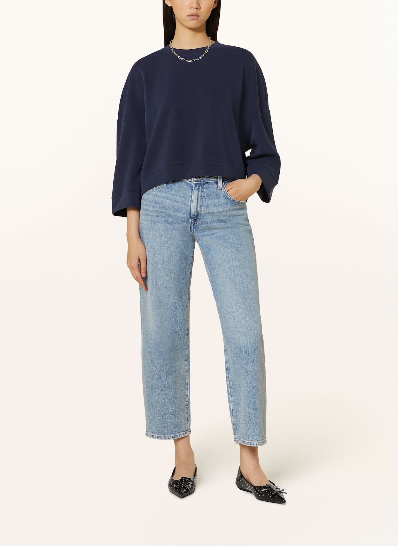 Rich & Royal Sweatshirt: DUNKELBLAU