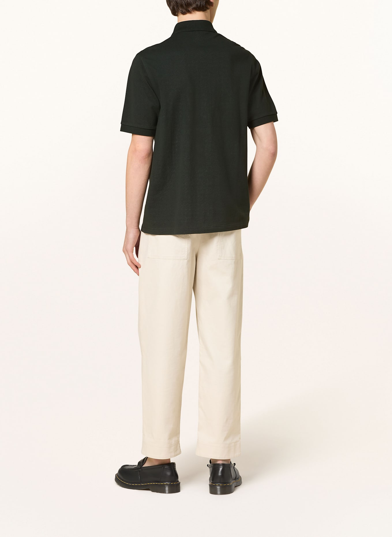 FRED PERRY Piqué-Poloshirt: DUNKELGRÜN / OLIV