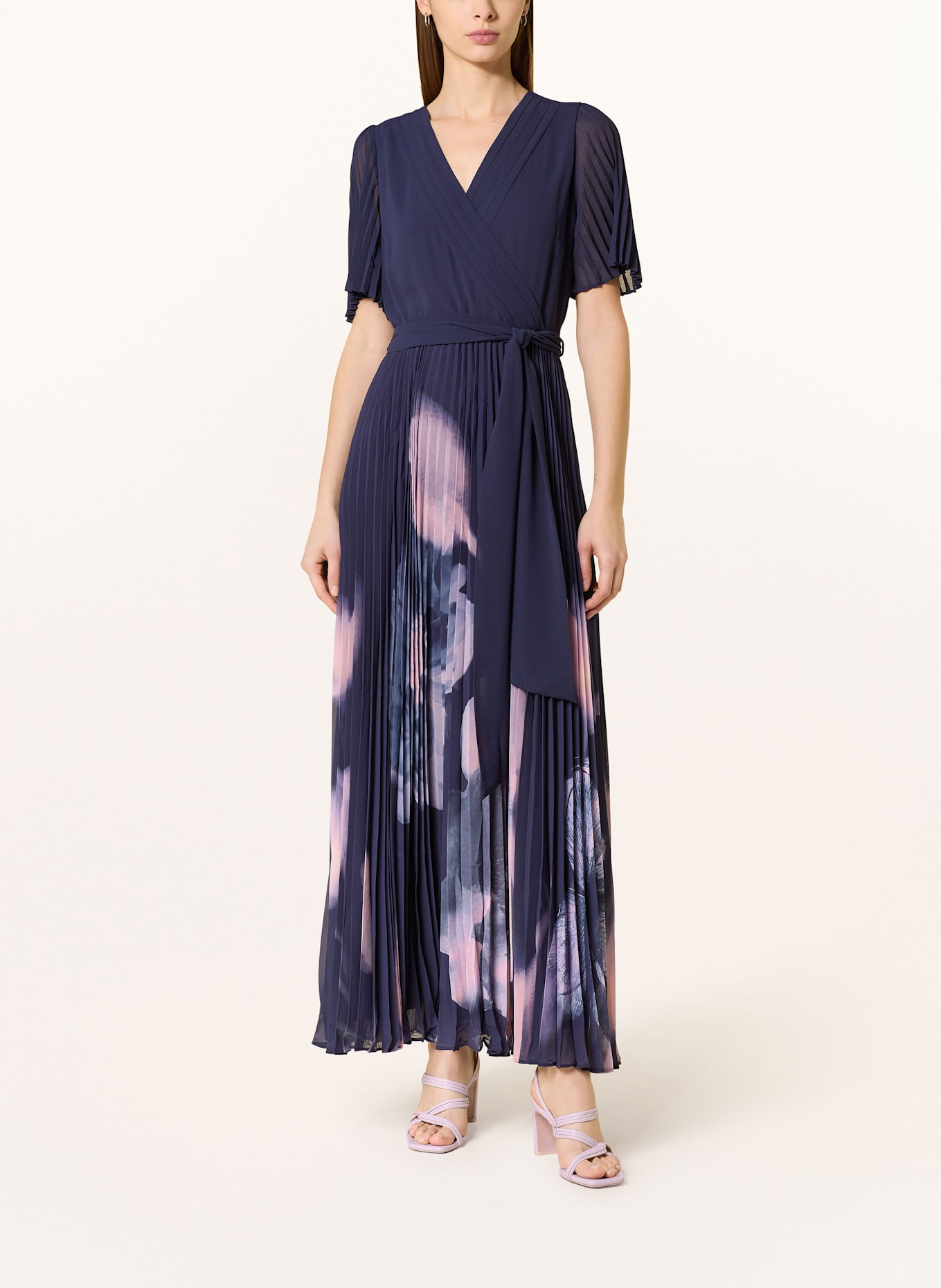 Phase Eight Plisseekleid ABIGAIL: DUNKELBLAU / HELLLILA / ROSA