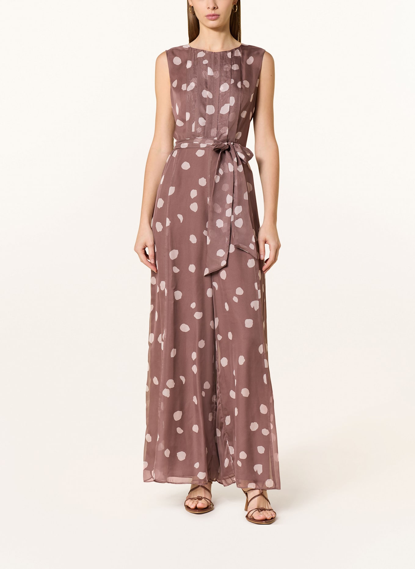安心追跡付【Phase Eight】Maxineドット柄ジャンプスーツ PHASE EIGHT Maxine Polka Dot Chiffon Jumpsuit | endource