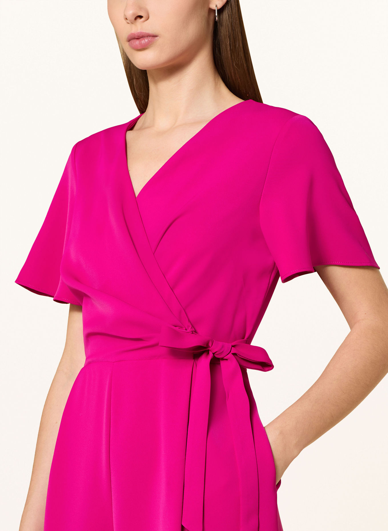 Phase Eight JULISSA jumpsuit with a wrap look in pink