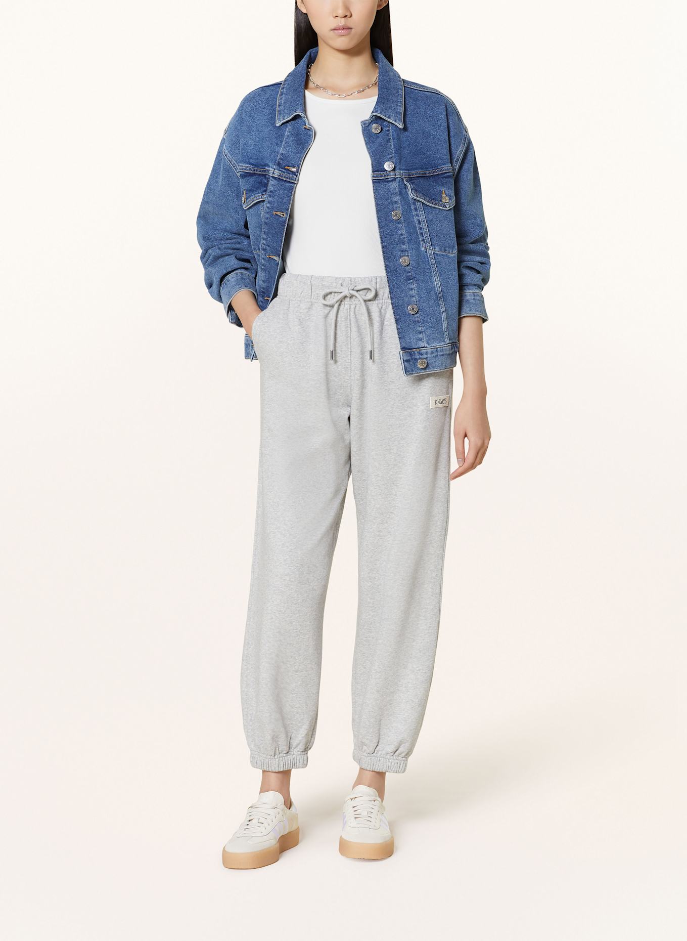 10DAYS Sweatpants: HELLGRAU