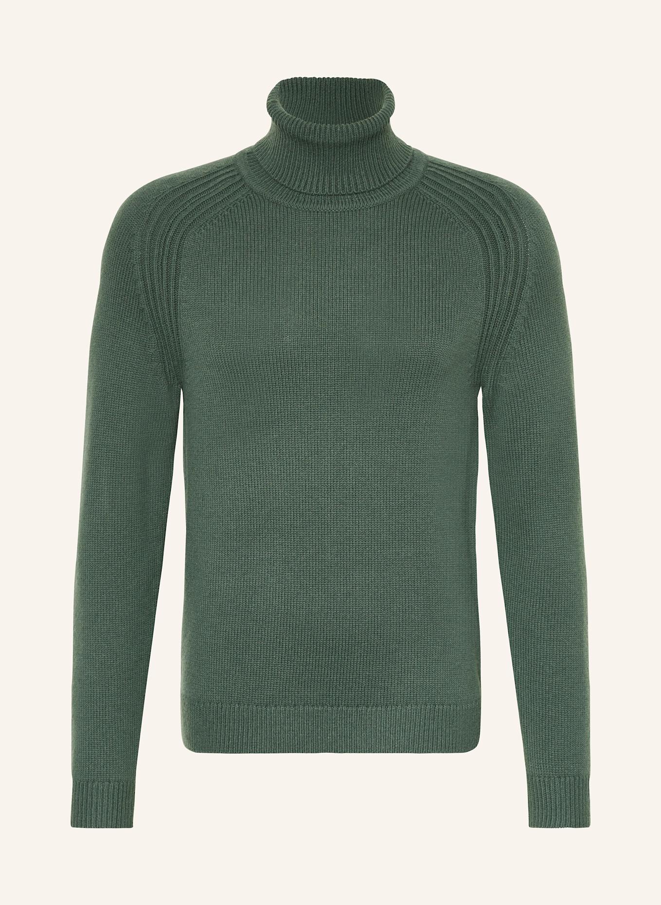 REISS Rollkragenpullover: GRÜN