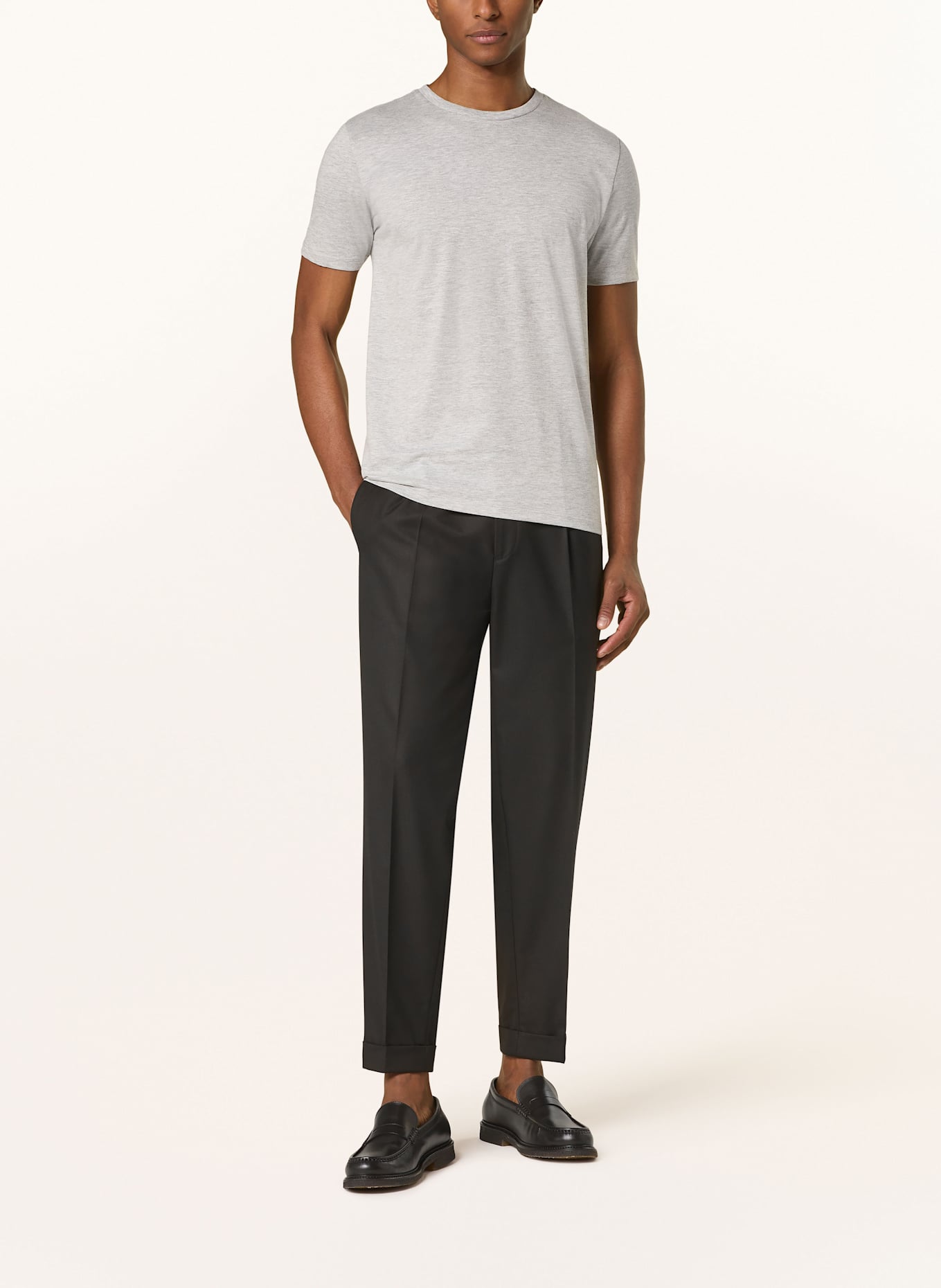 REISS T-shirt, 3 szt.: GRANATOWY / BIAŁY / JASNOCZARY