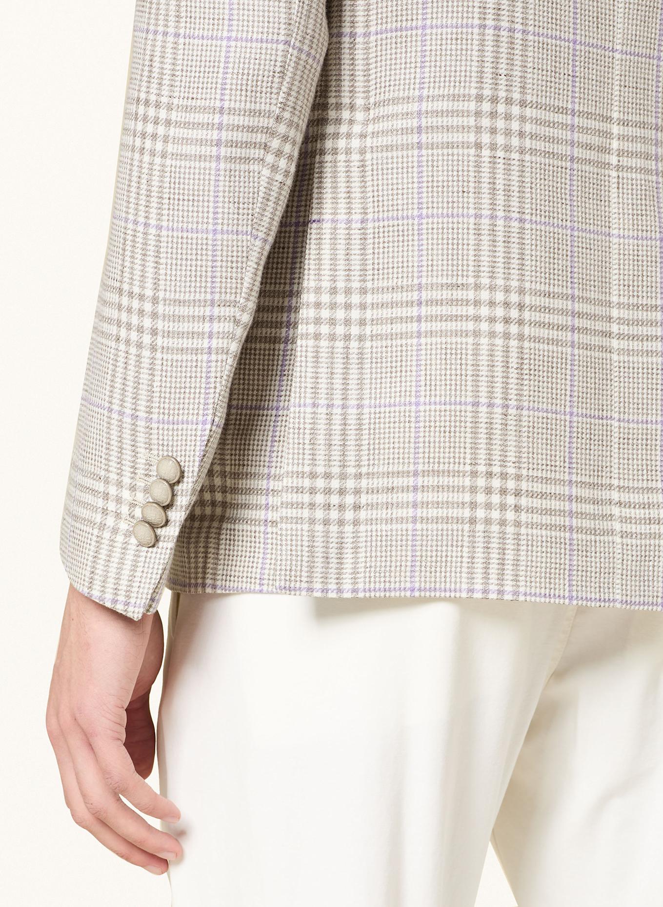 TAGLIATORE Slim fit colbert: CRÈME / LICHTGRIJS / PAARS