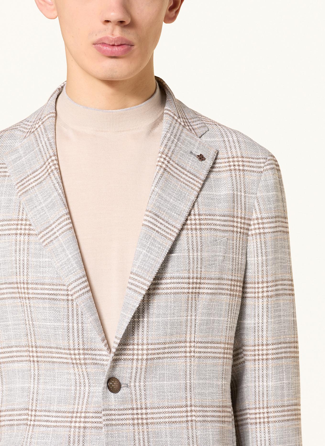 TAGLIATORE Sako Extra Slim Fit: LICHTGRIJS / BRUIN / LICHTBRUIN