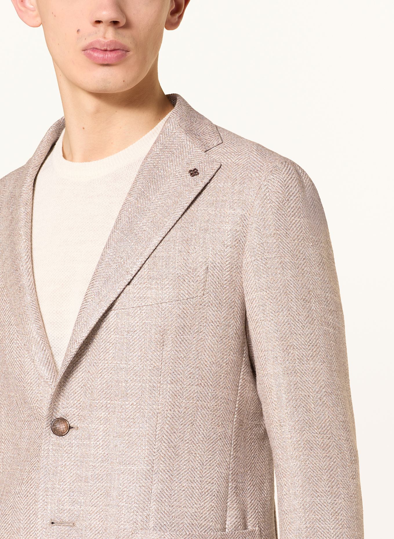 TAGLIATORE Sako Extra Slim Fit: CRÈME / BEIGE