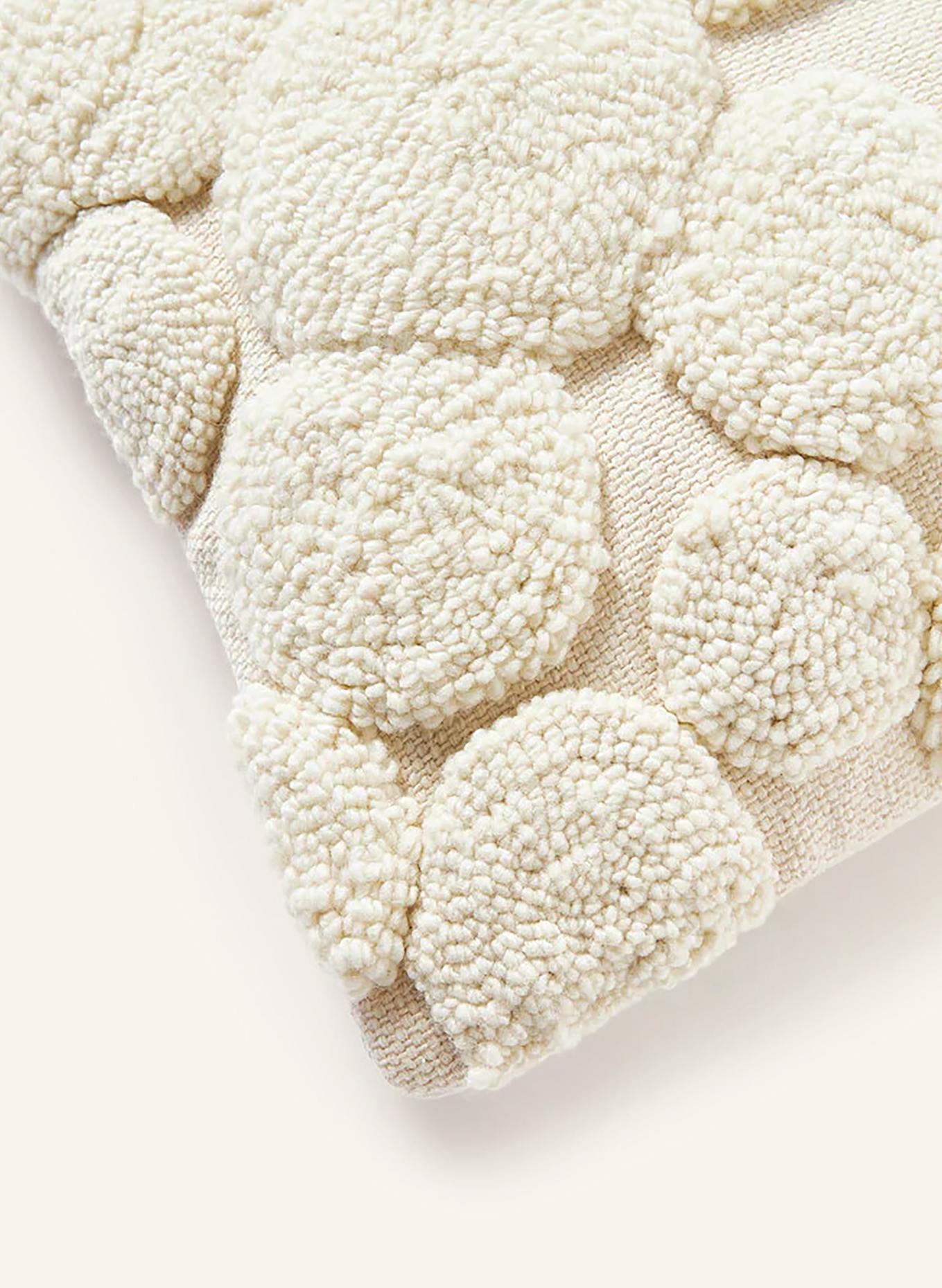 Westwing Collection Dekoracyjna poszewka na poduszkę BUBBLE: KREMOWY