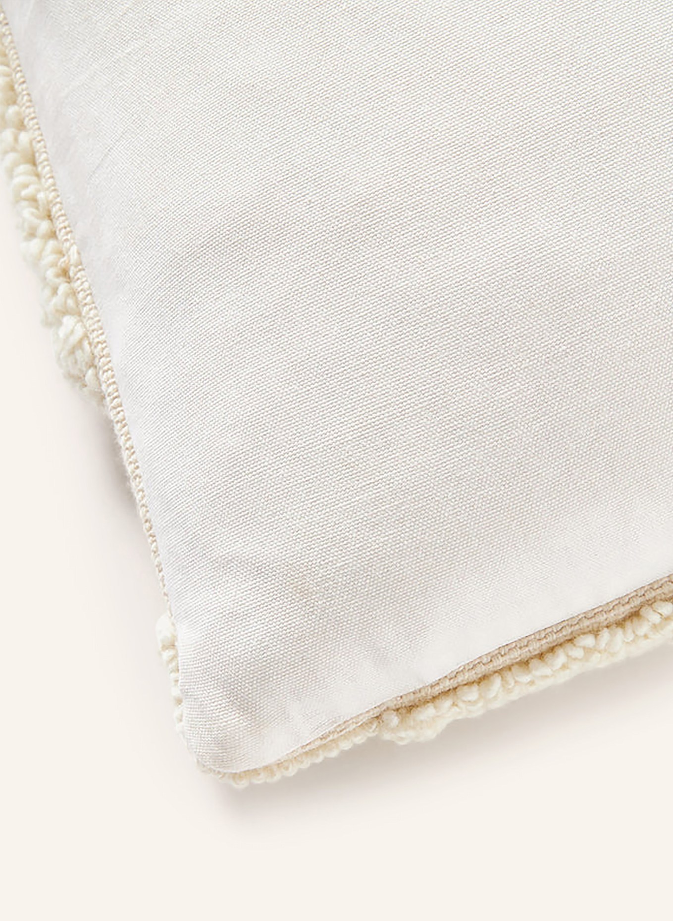 Westwing Collection Dekoracyjna poszewka na poduszkę BUBBLE: KREMOWY