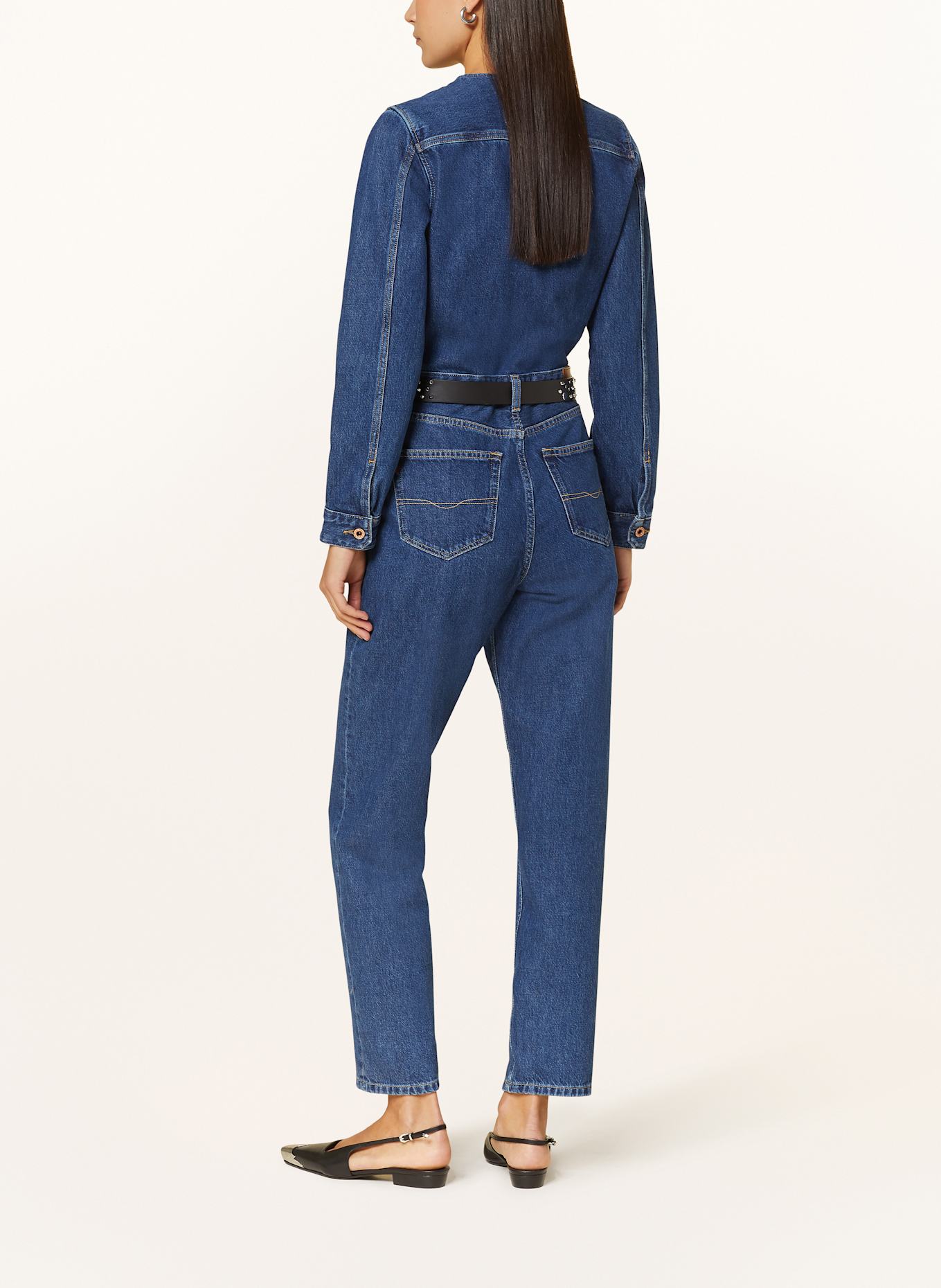 Pepe Jeans Džínový overal FRANKY: TMAVĚ MODRÁ