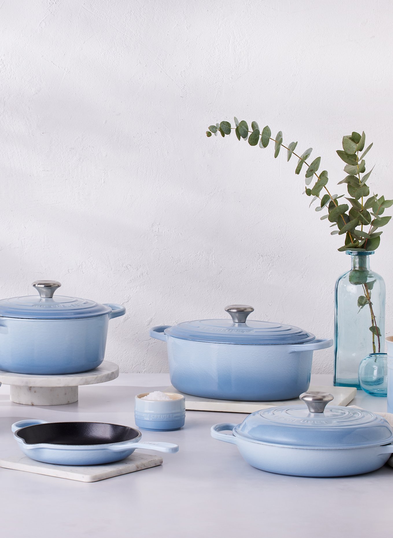 LE CREUSET Schale: HELLBLAU / BLAU