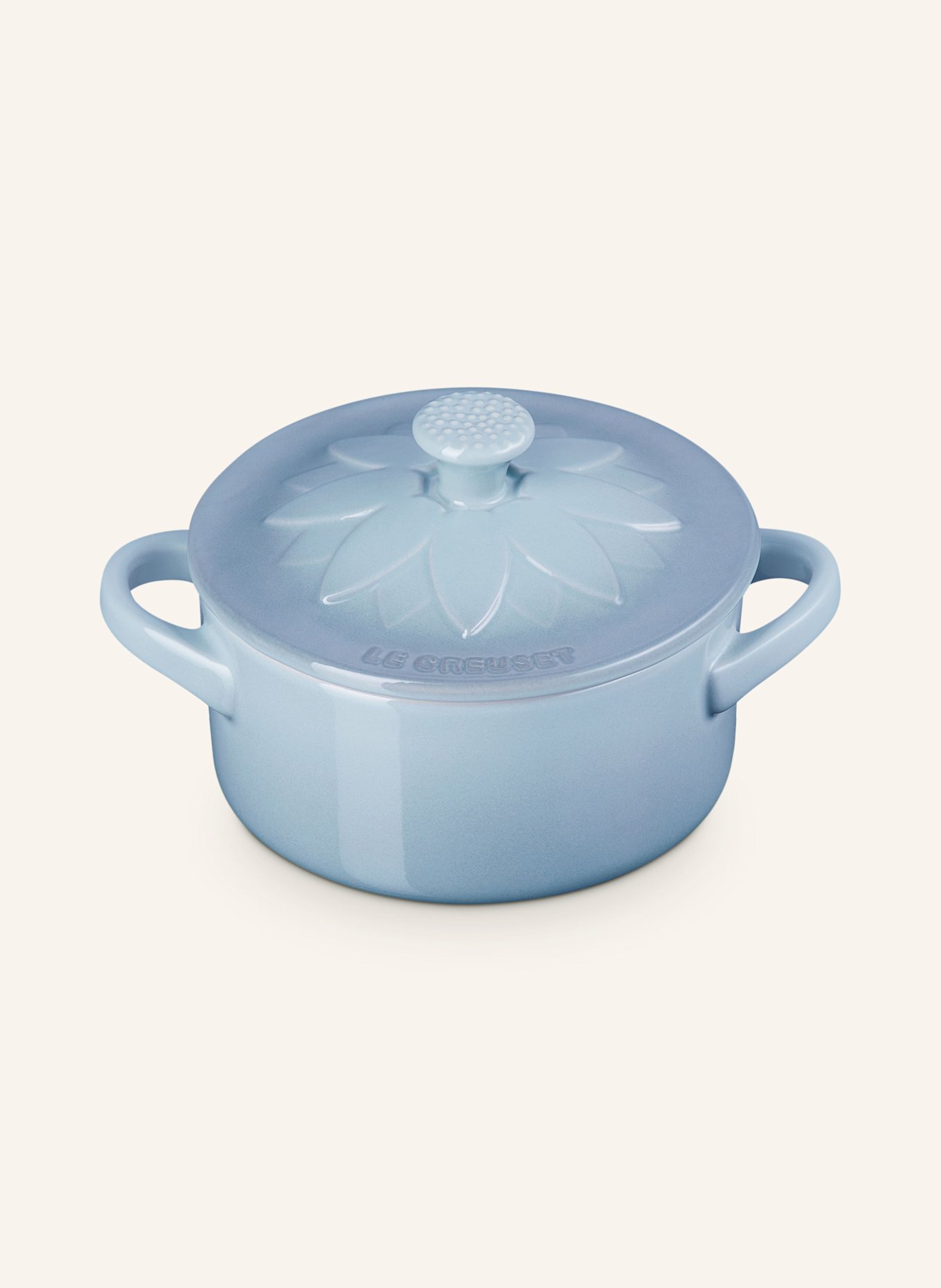 LE CREUSET Mini-Cocotte SONNENBLUME: BLAU