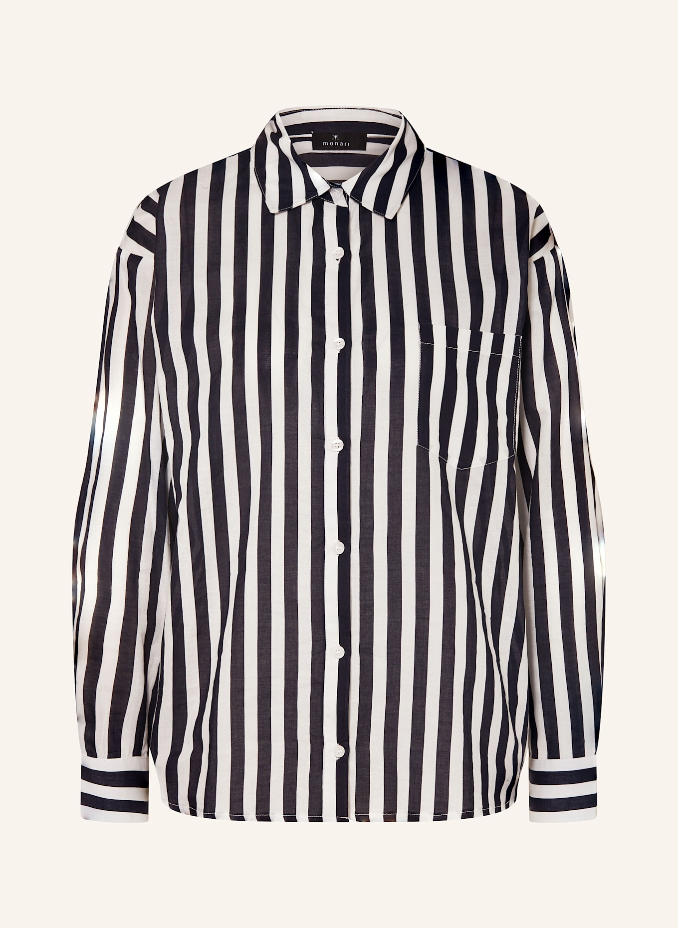 monari Košilová halenka: BÍLÁ / ČERNÁ