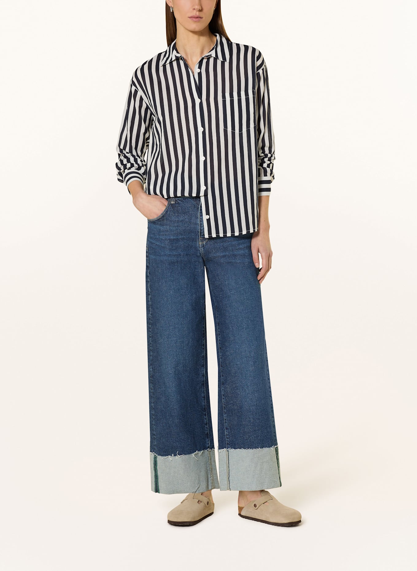 monari Košilová halenka: BÍLÁ / ČERNÁ