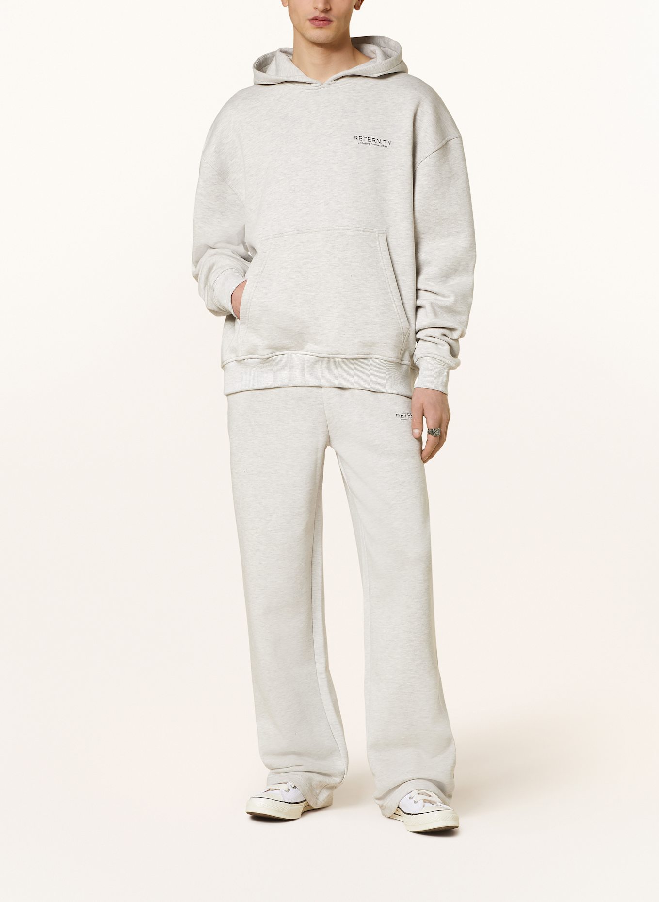 RETERNITY Hoodie: HELLGRAU