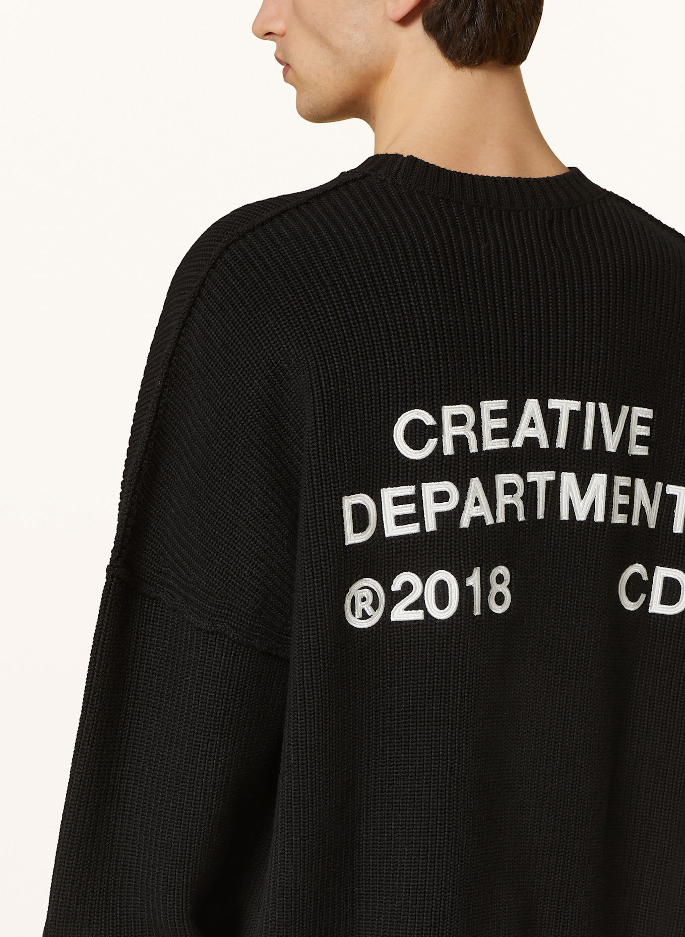 RETERNITY Rise sweater: BLACK