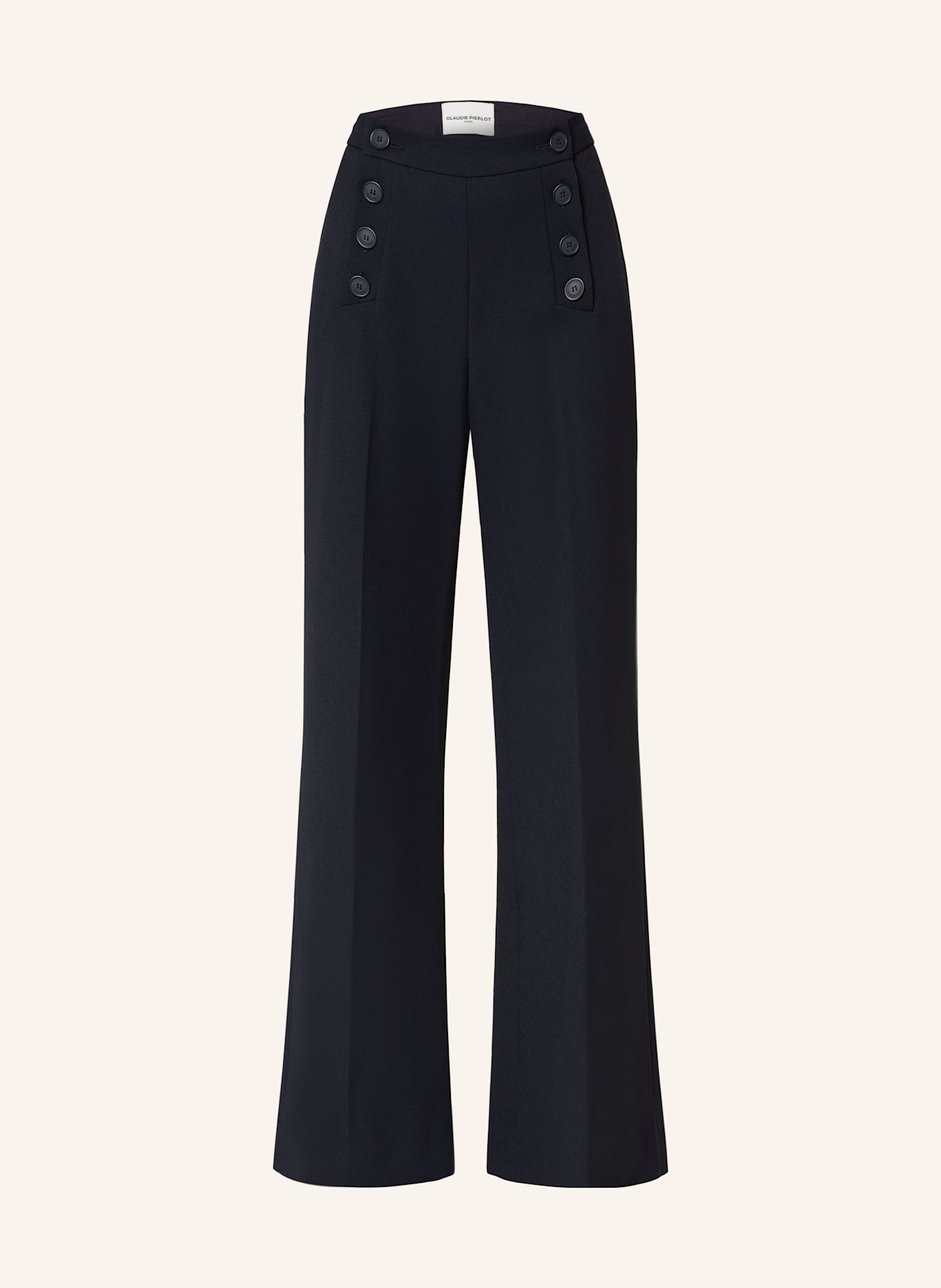 CLAUDIE PIERLOT Marlenehose: DUNKELBLAU