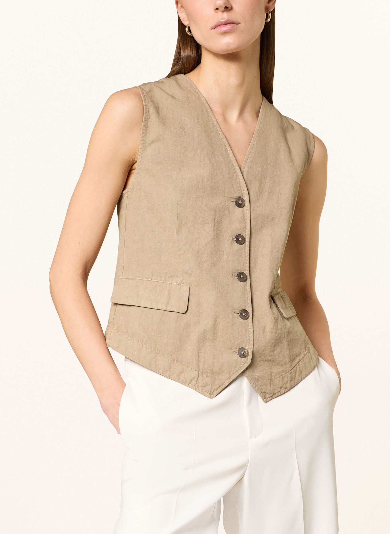 Marc O'Polo Blazerweste: BEIGE