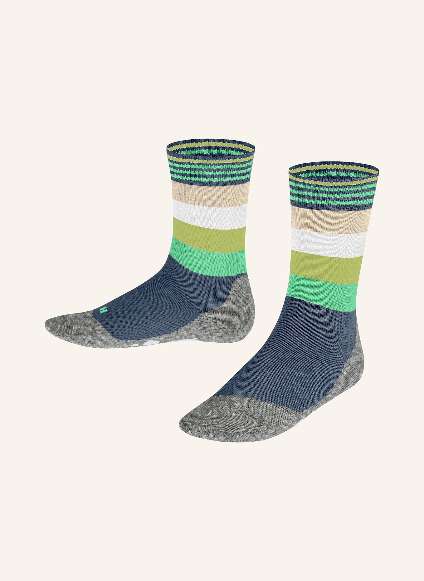 FALKE Socken ACTIVE FOX: 6220 BLUEB.PEEL
