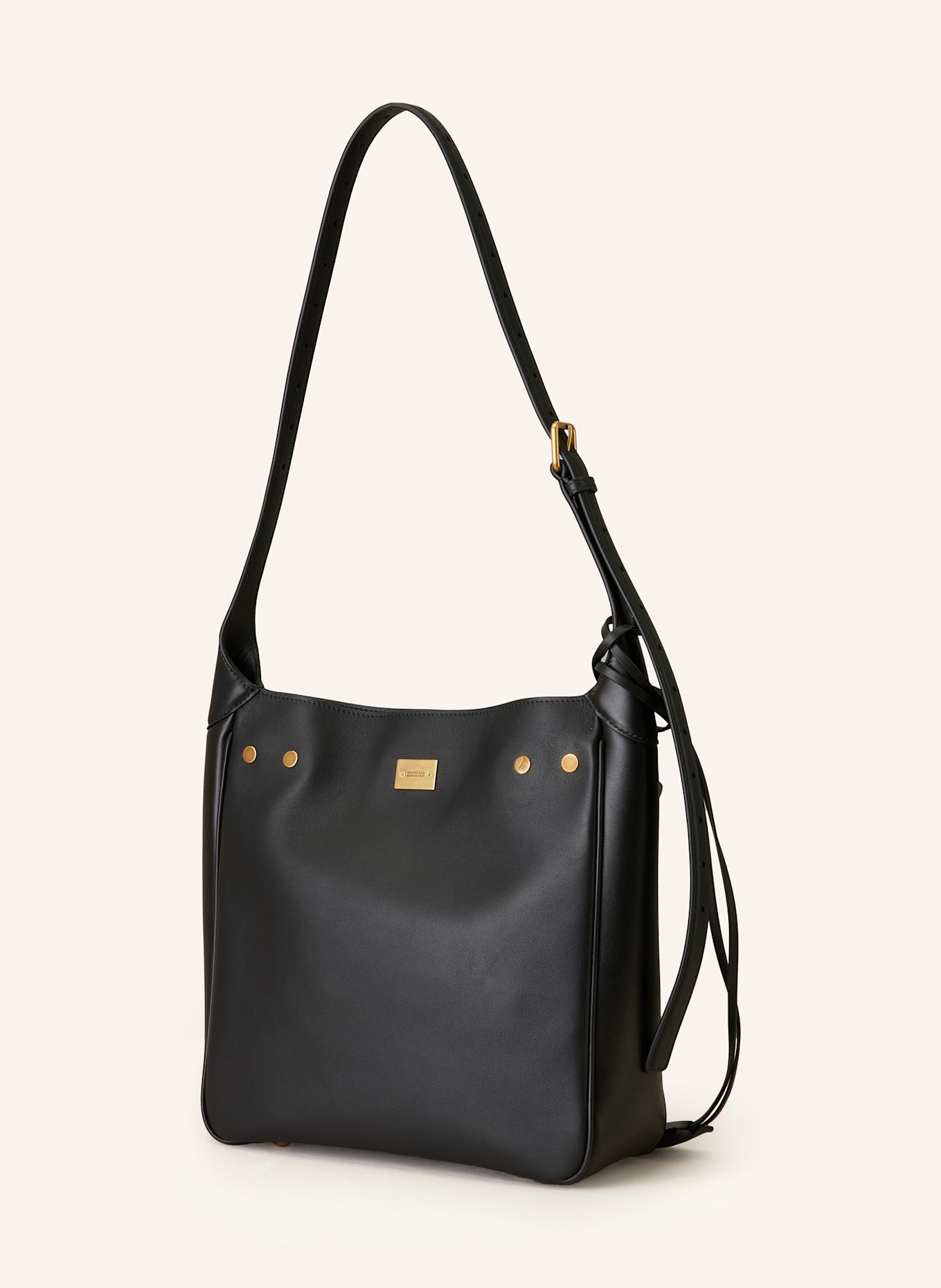 BALENCIAGA Schultertasche BEL AIR SMALL: SCHWARZ