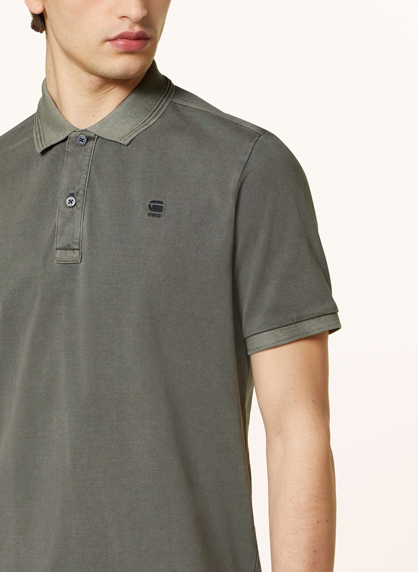 G-Star Piqué-Poloshirt Slim Fit: KHAKI