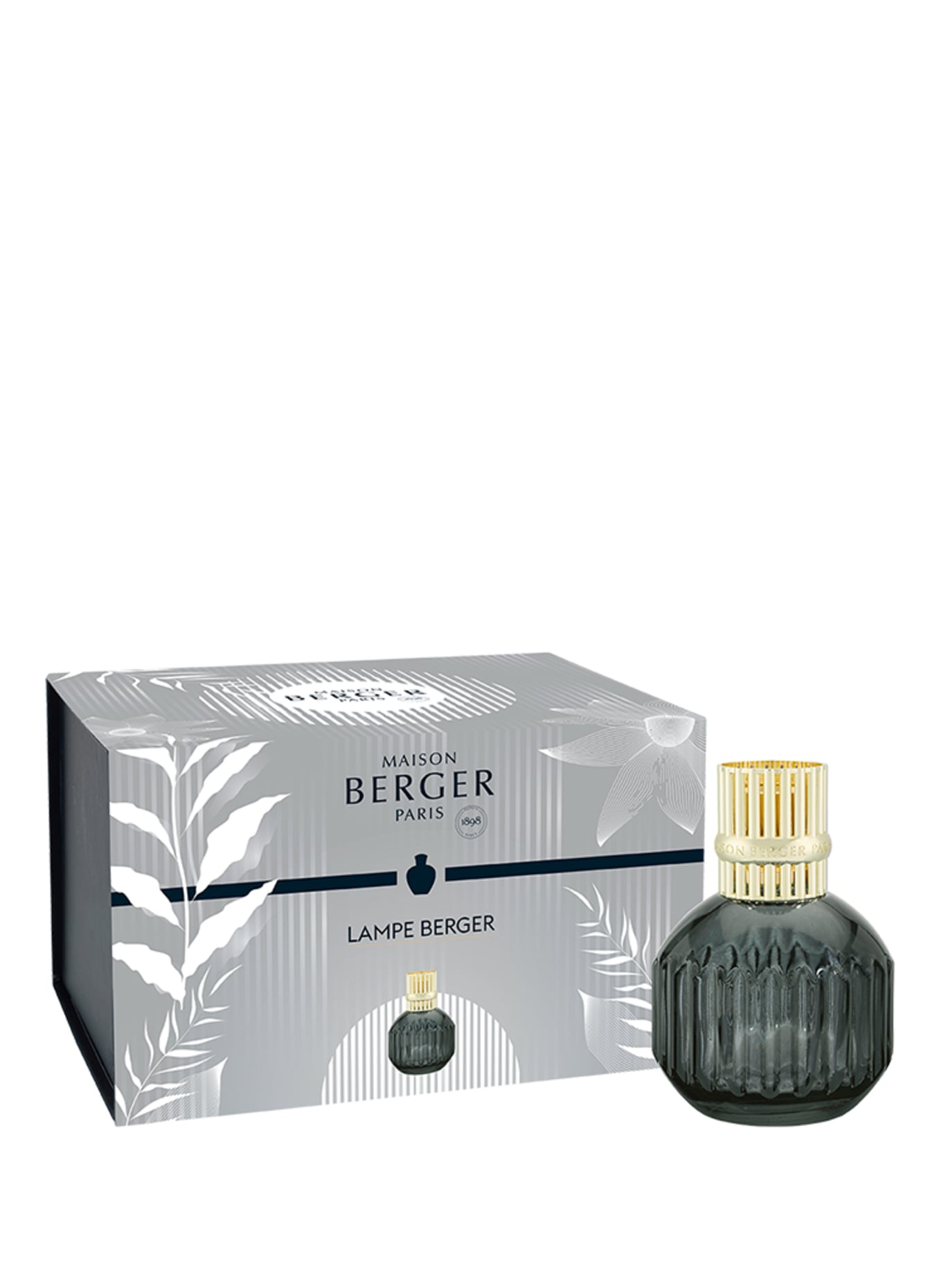 MAISON BERGER PARIS LAMPE CANNELO GRISE: GRAU