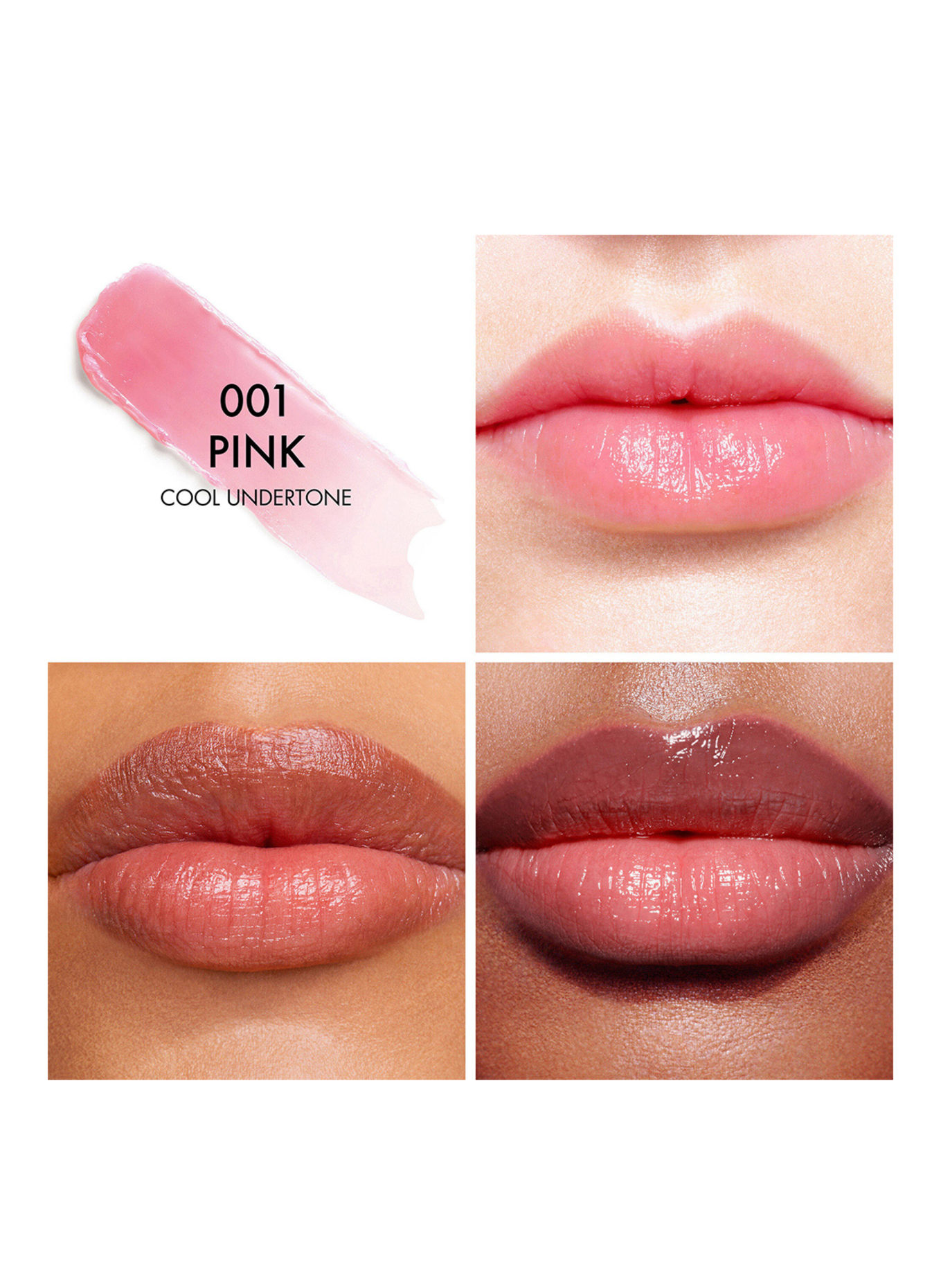 DIOR DIOR ADDICT LIP GLOW: 001 ROSA KÜHLER UNTERTON