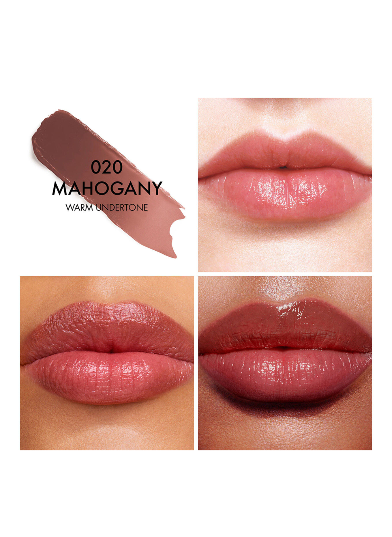 DIOR DIOR ADDICT LIP GLOW: 020 MAHOGANY WARMER UNTERTON