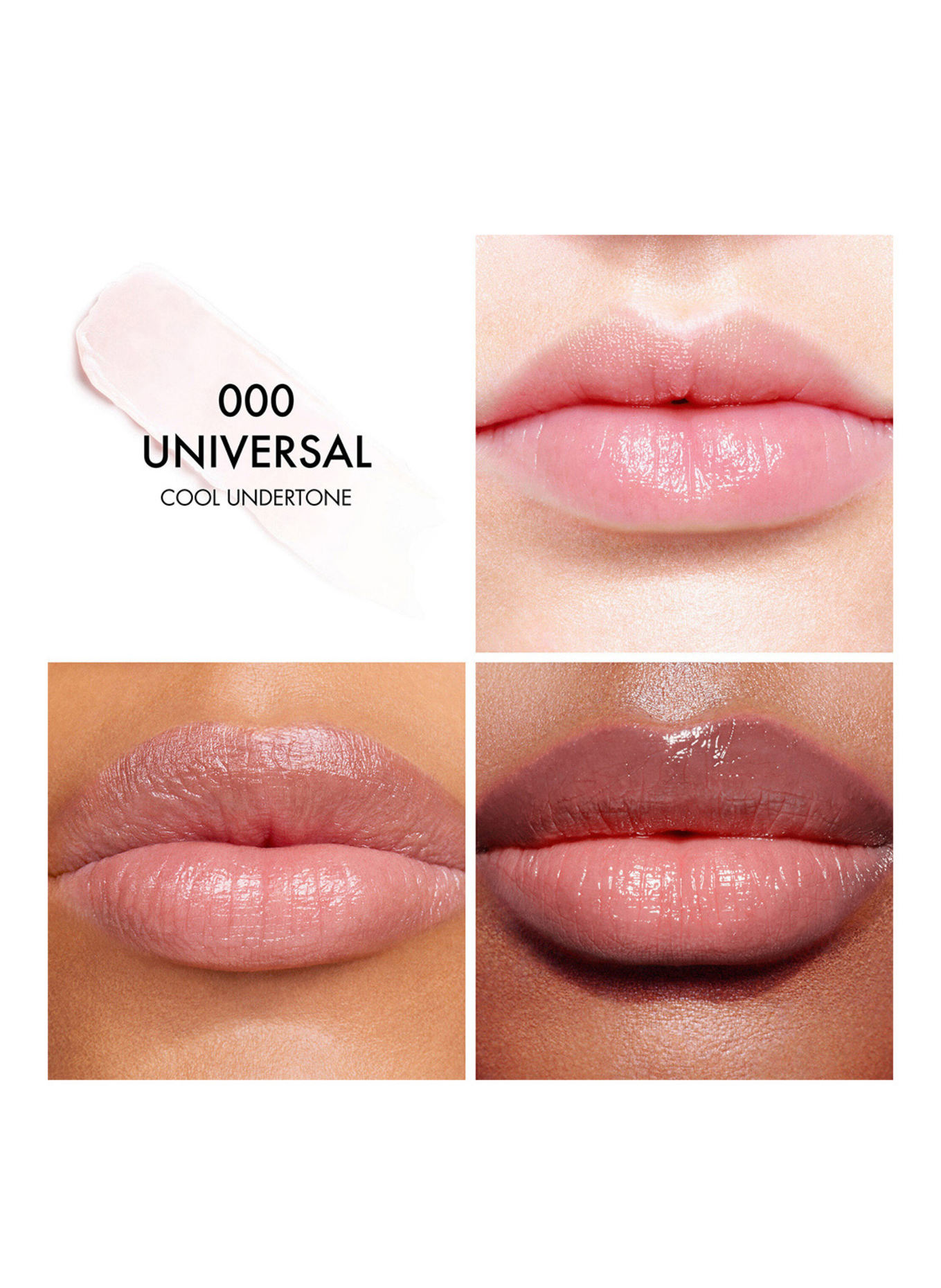 DIOR DIOR ADDICT LIP GLOW: 000 UNIVERSAL CLEAR KÜHLER UNTERTON
