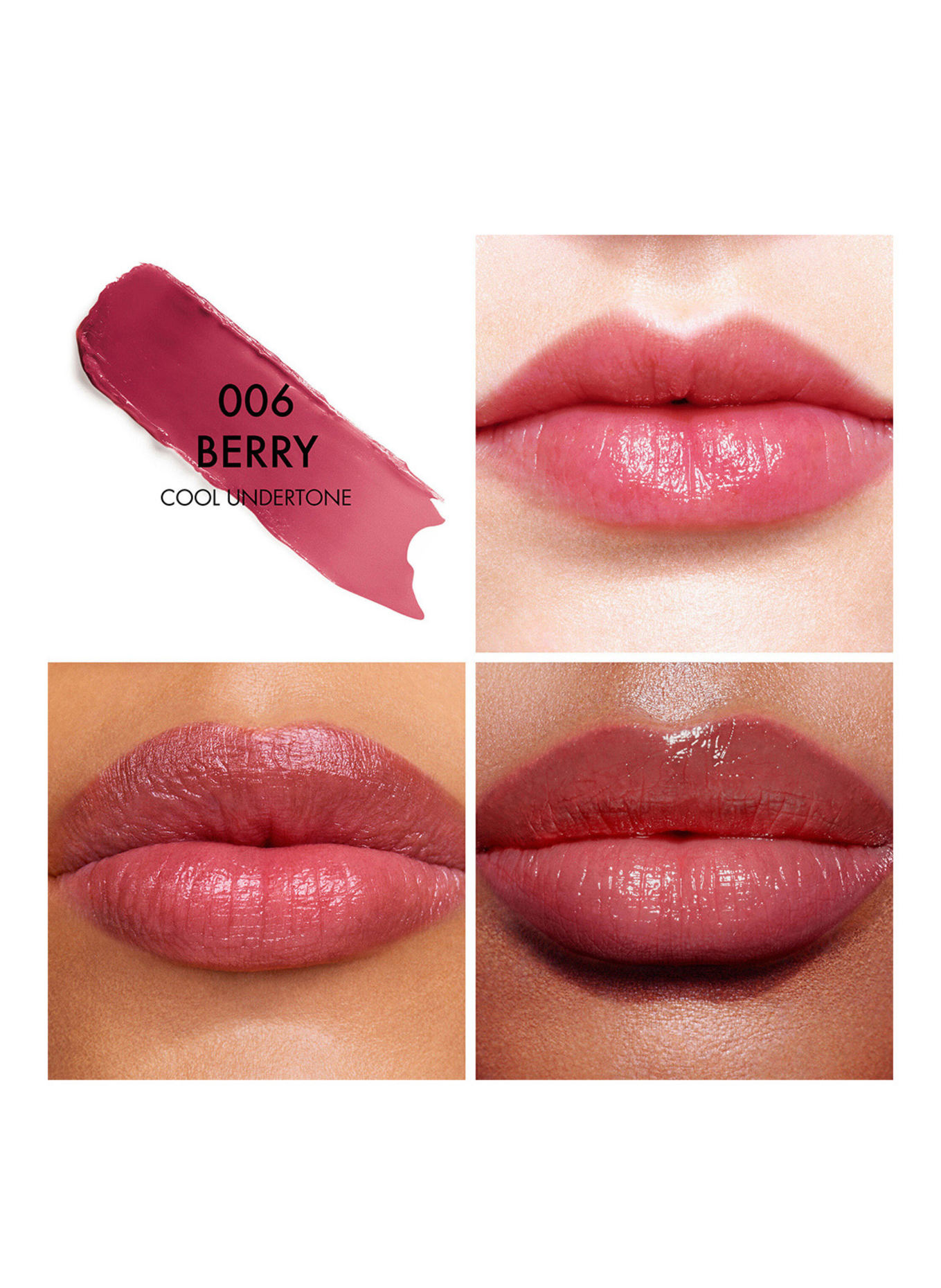 DIOR DIOR ADDICT LIP GLOW: 006 BERRY KÜHLER UNTERTON