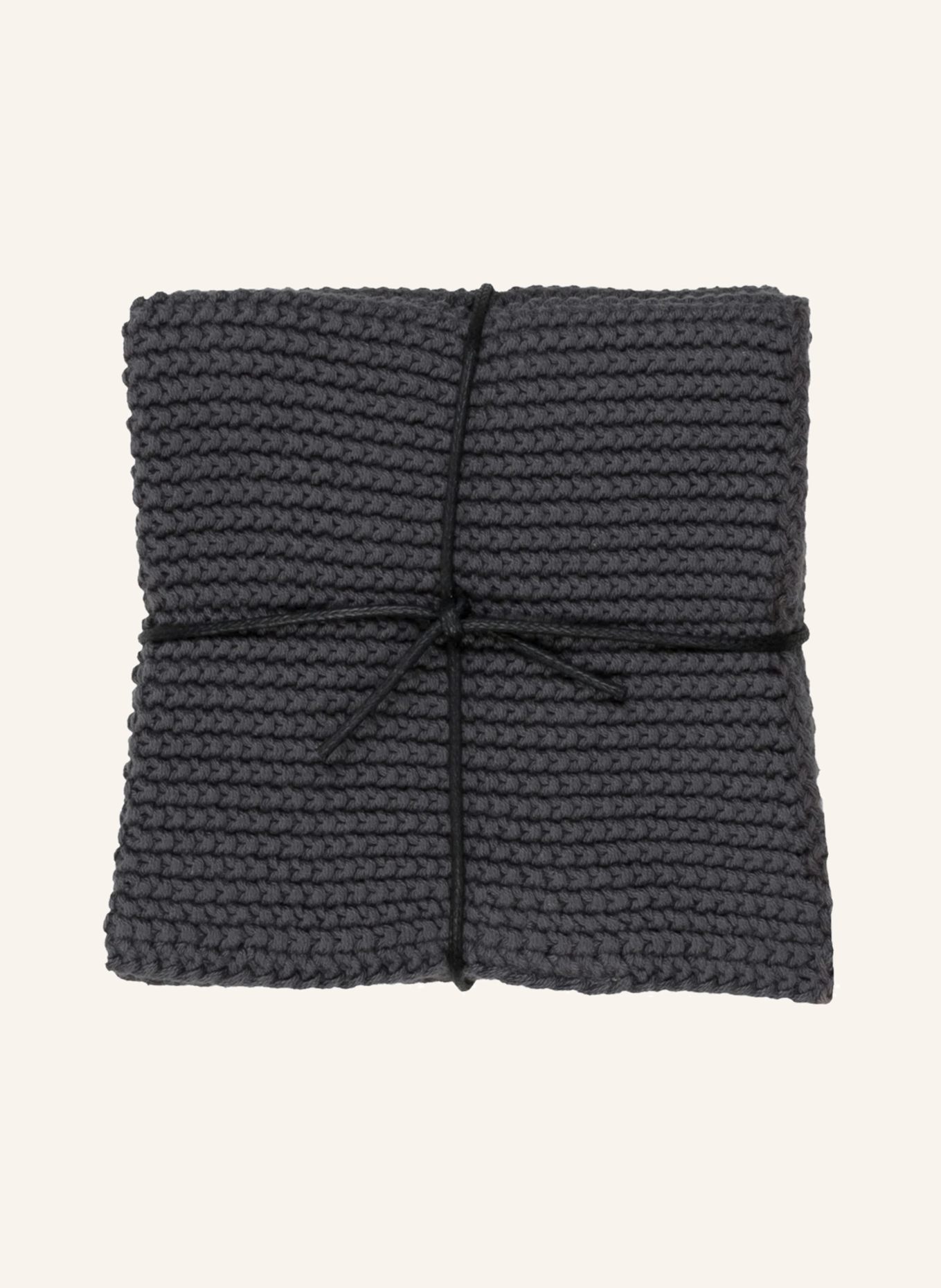 blomus 3er-Set Spültücher WIPE PERLA: DUNKELGRAU