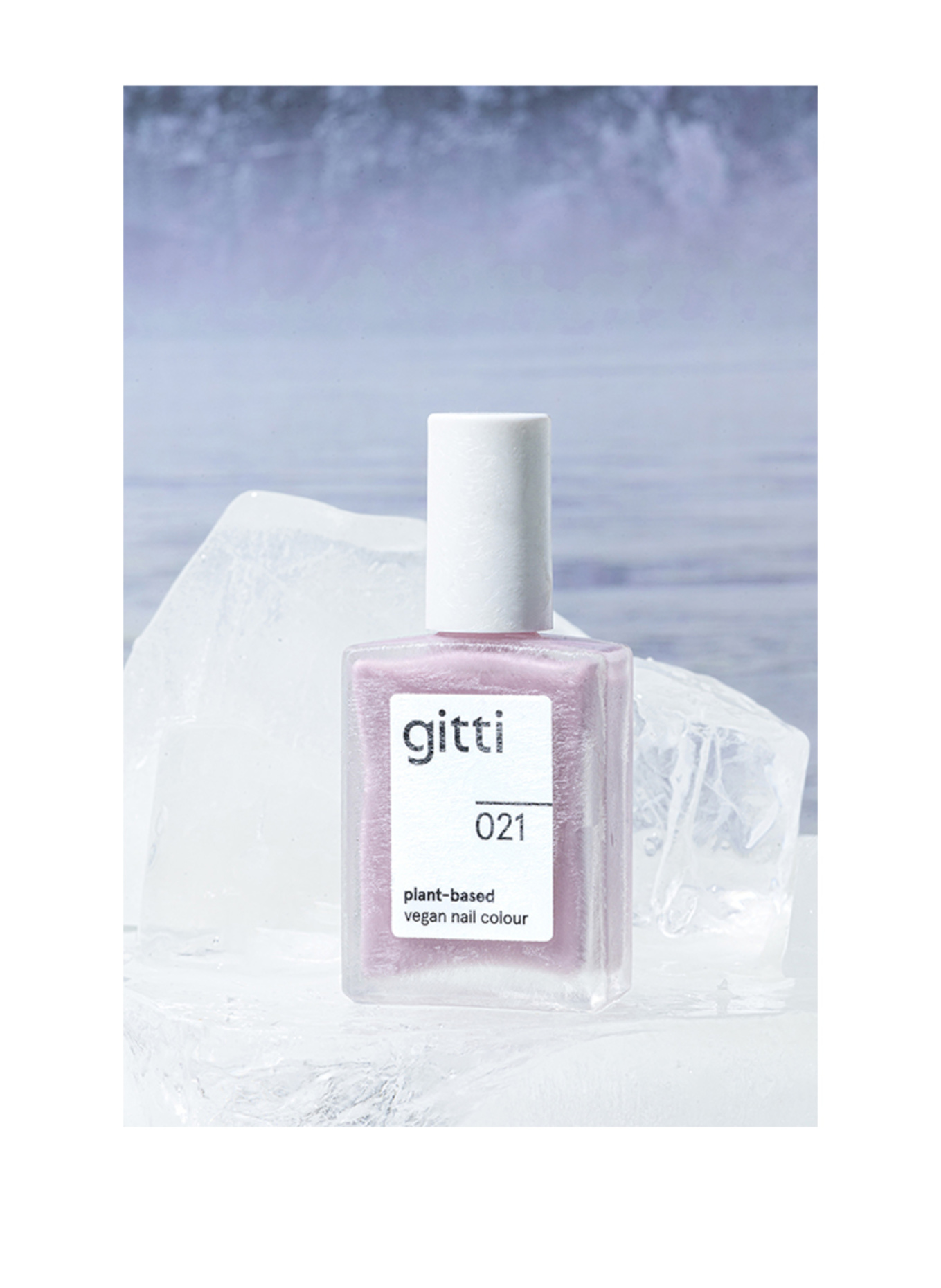 gitti PLANT-BASED VEGAN NAIL COLOUR: NO. 021 - LILAC SNOW