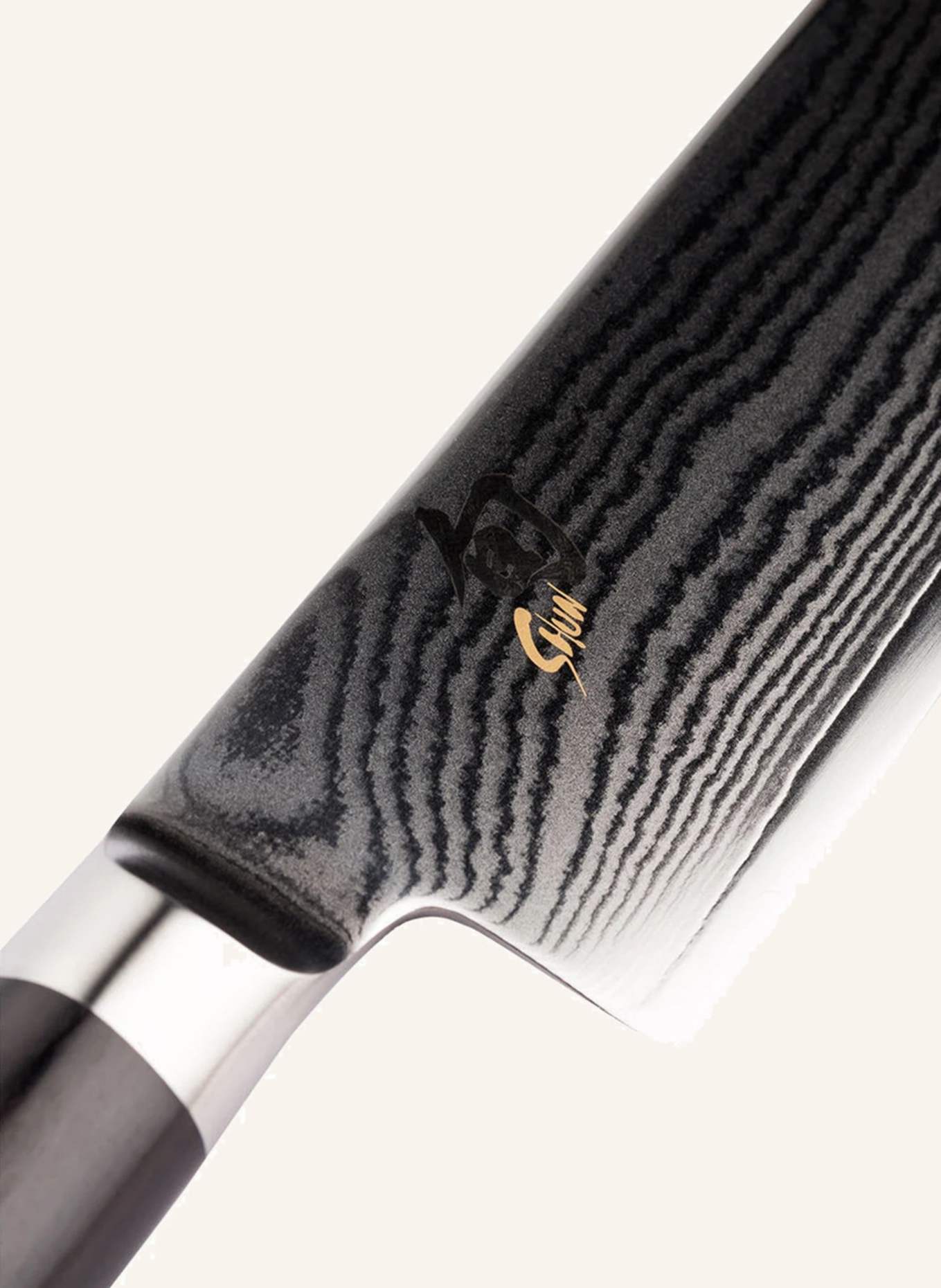 KAI 3-delige messenset: MARRON FONCÉ / ZILVER