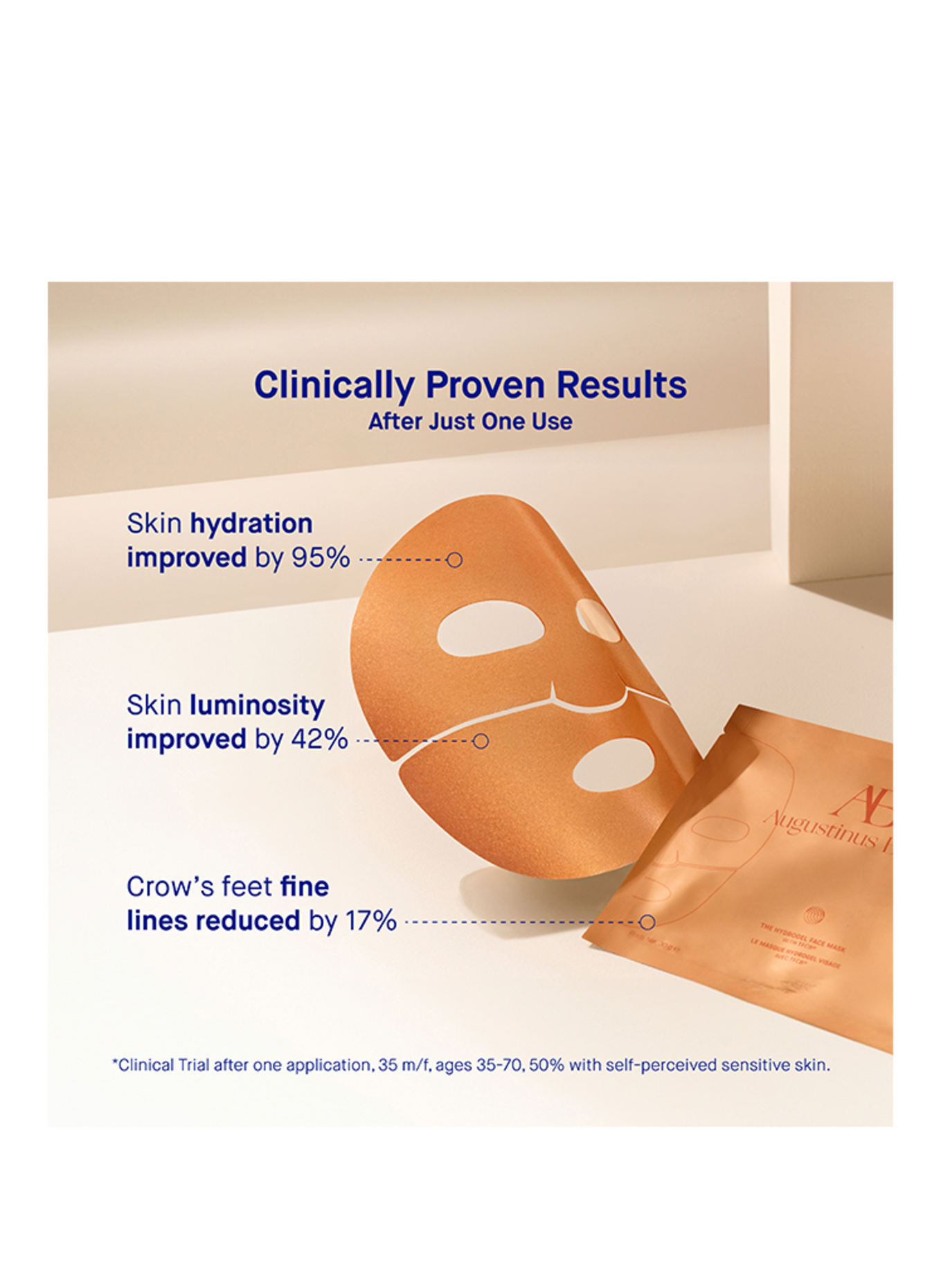 Augustinus Bader THE HYDROGEL FACE MASK 6-PACK