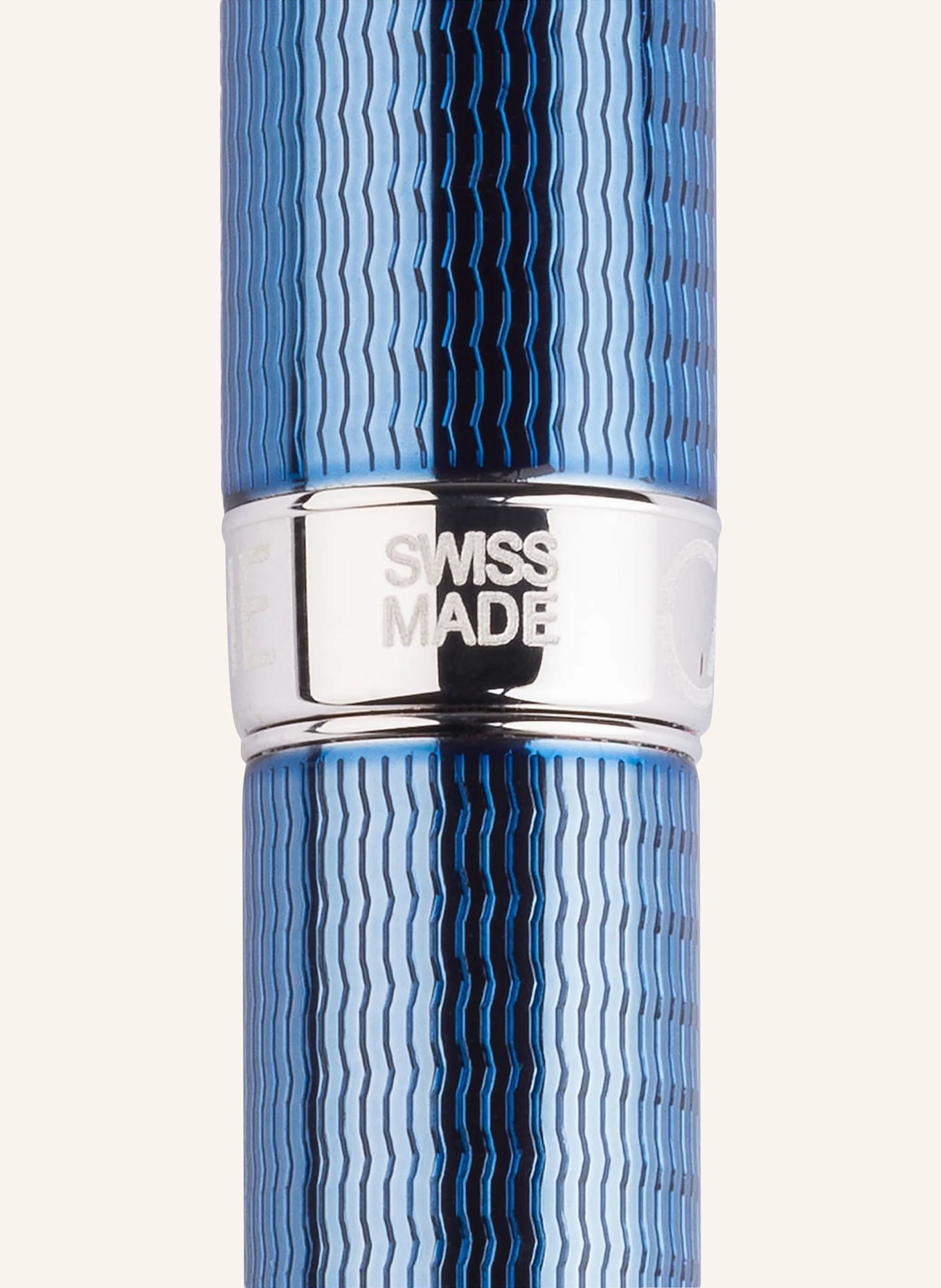 CARAN d'ACHE Kugelschreiber LÉMAN: BLAU / SILBER