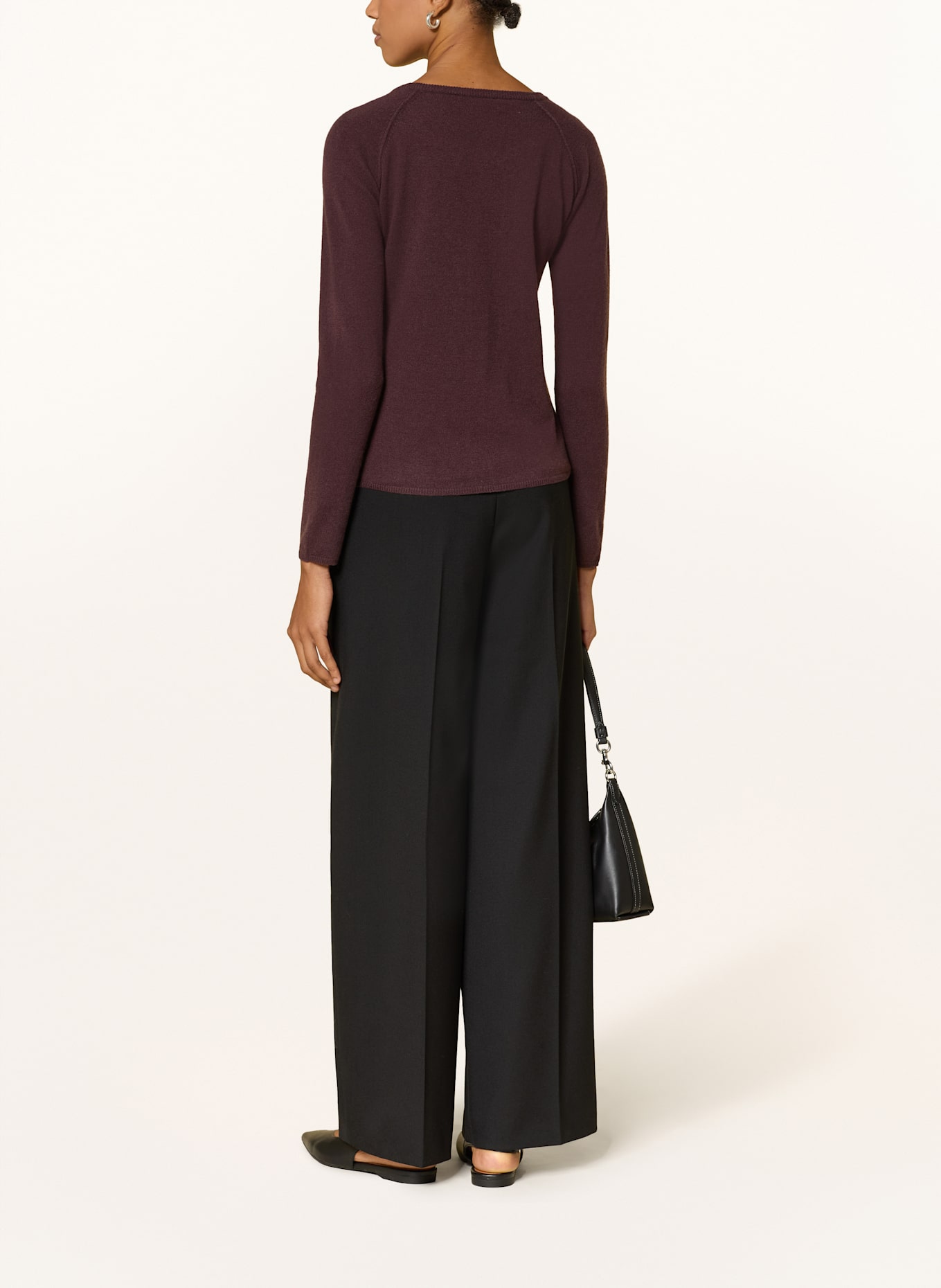 rosemunde Kardigan LAICA z dodatkiem kaszmiru: CIEMNOCZERWONY