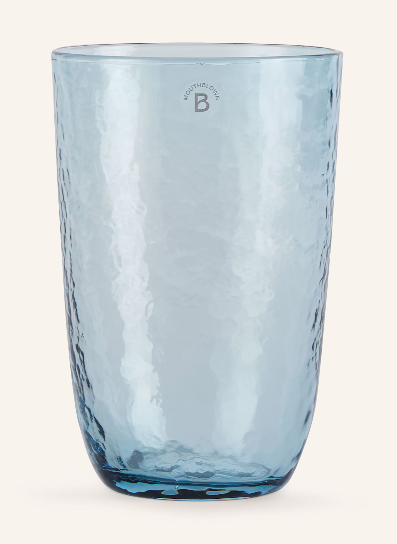 BROSTE COPENHAGEN Szklanki HAMMERED, 4 szt.: NIEBIESKI