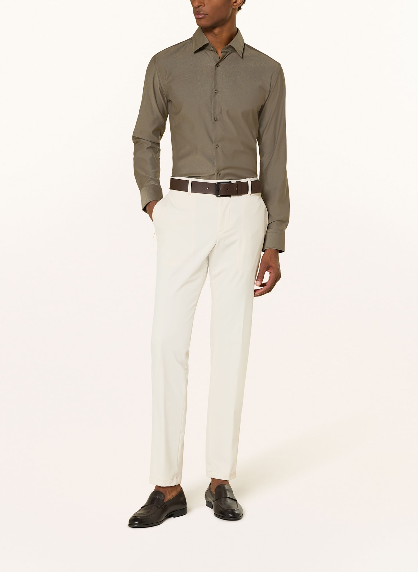 BOSS Hemd HANK Slim Fit: KHAKI