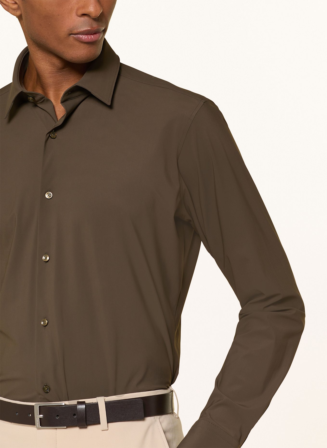 BOSS Hemd JOE Regular Fit: KHAKI