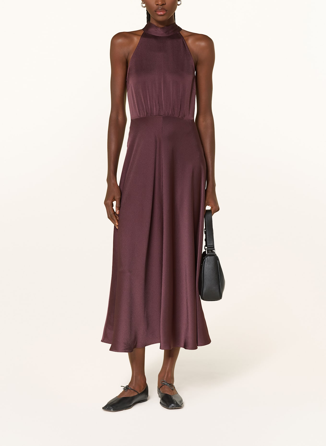 SAMSØE  SAMSØE Jurk RHEO: DONKERROOD