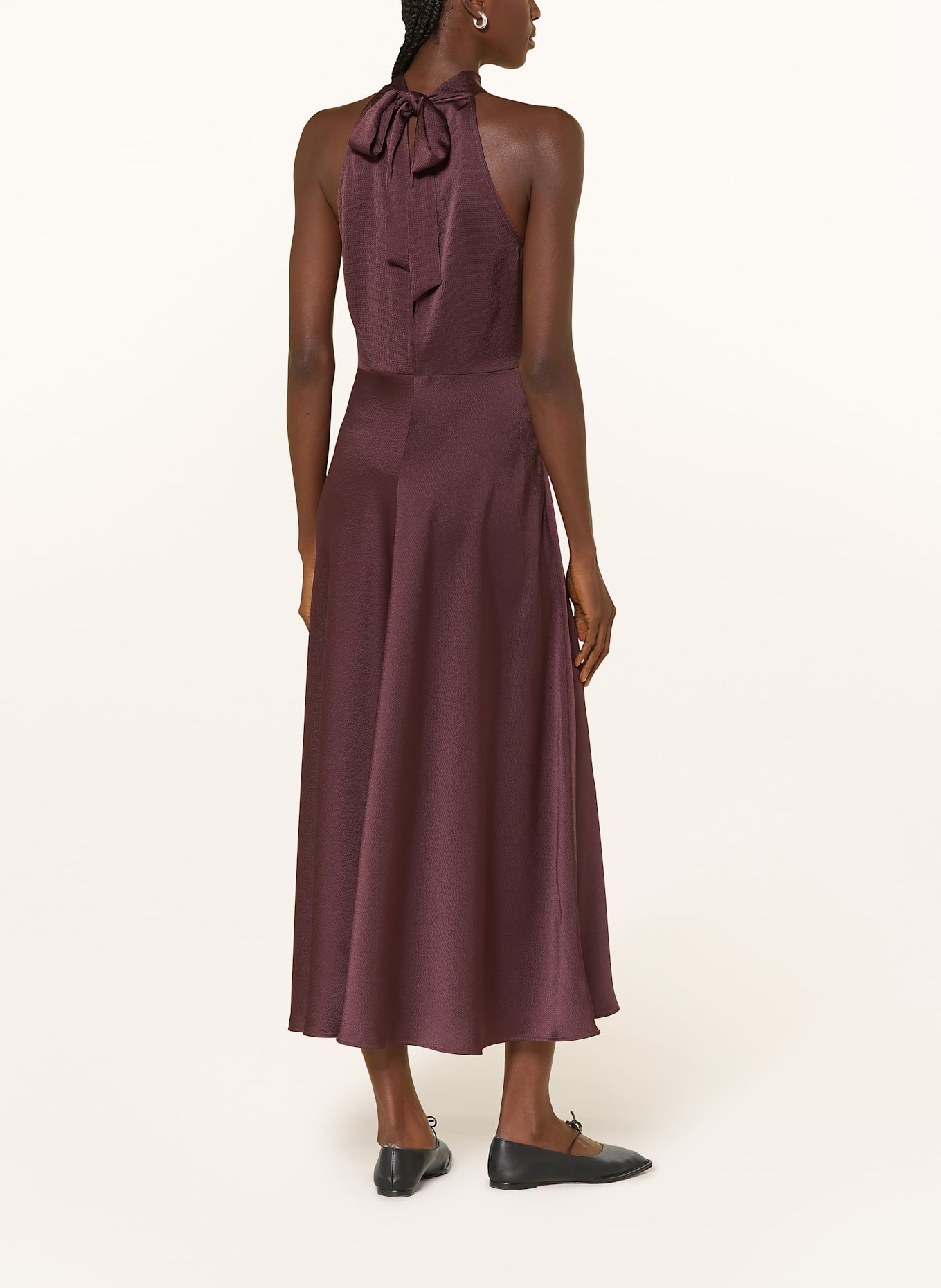 SAMSØE  SAMSØE Jurk RHEO: DONKERROOD