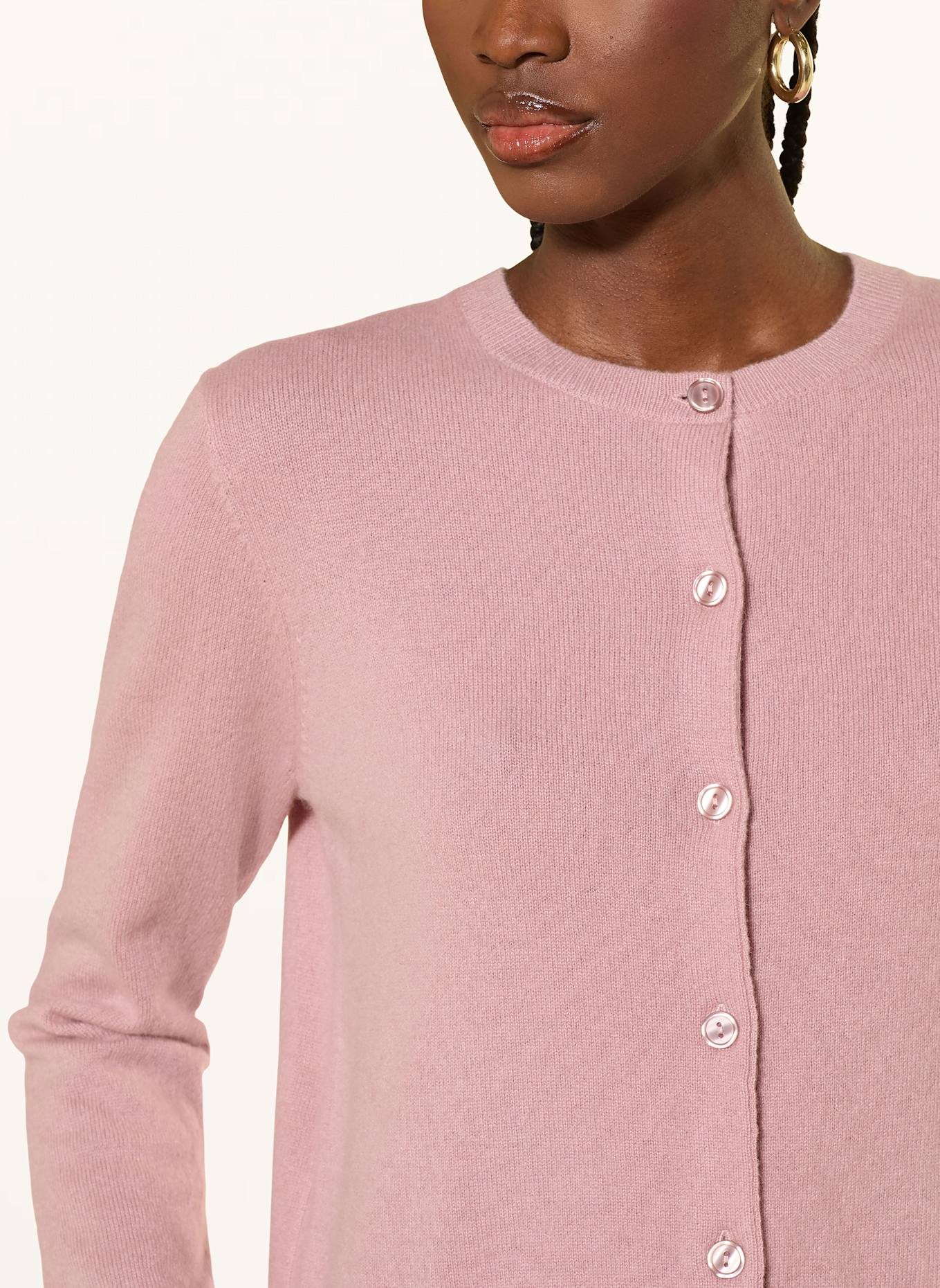 SAMSØE  SAMSØE SABOSTON cashmere cardigan: ROSE