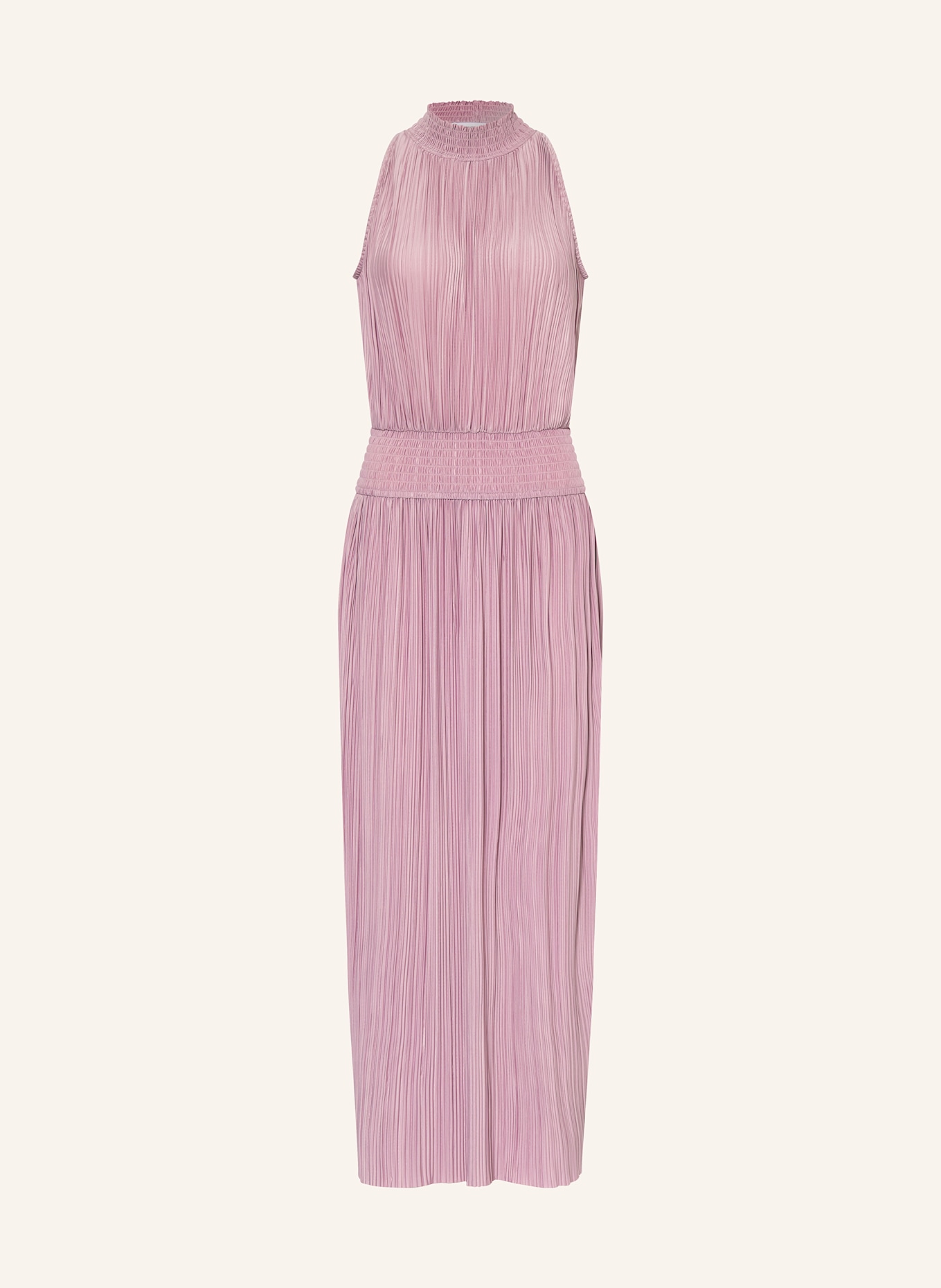 SAMSØE  SAMSØE Plisované šaty UMA: RŮŽOVÁ