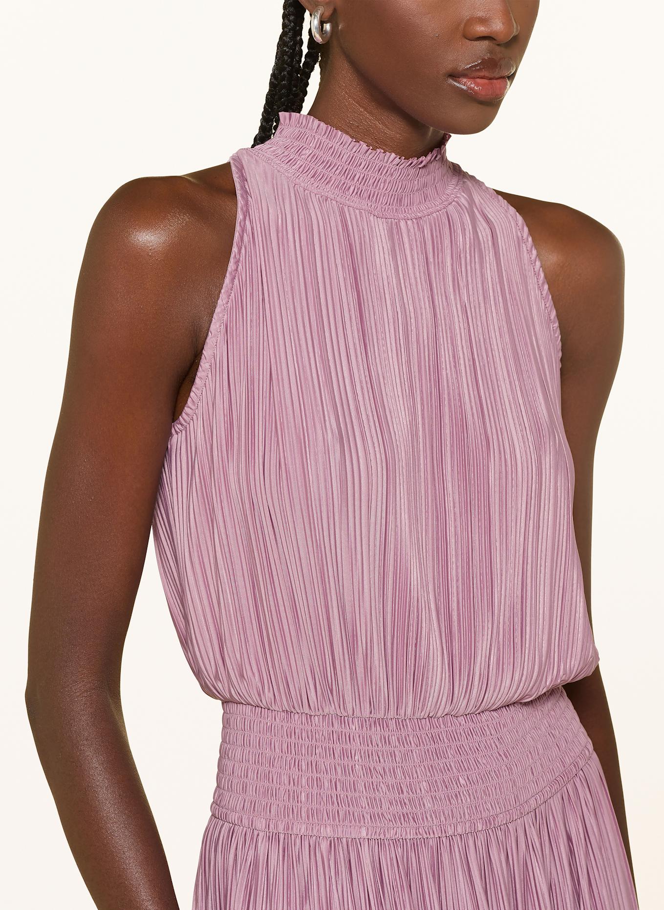 SAMSØE  SAMSØE Plisované šaty UMA: RŮŽOVÁ