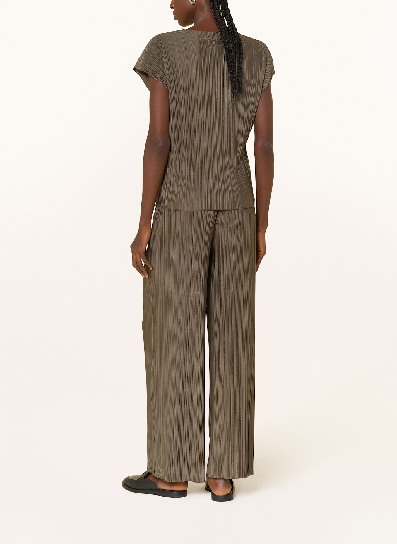 SAMSØE  SAMSØE Plisseehose UMA: BRAUN